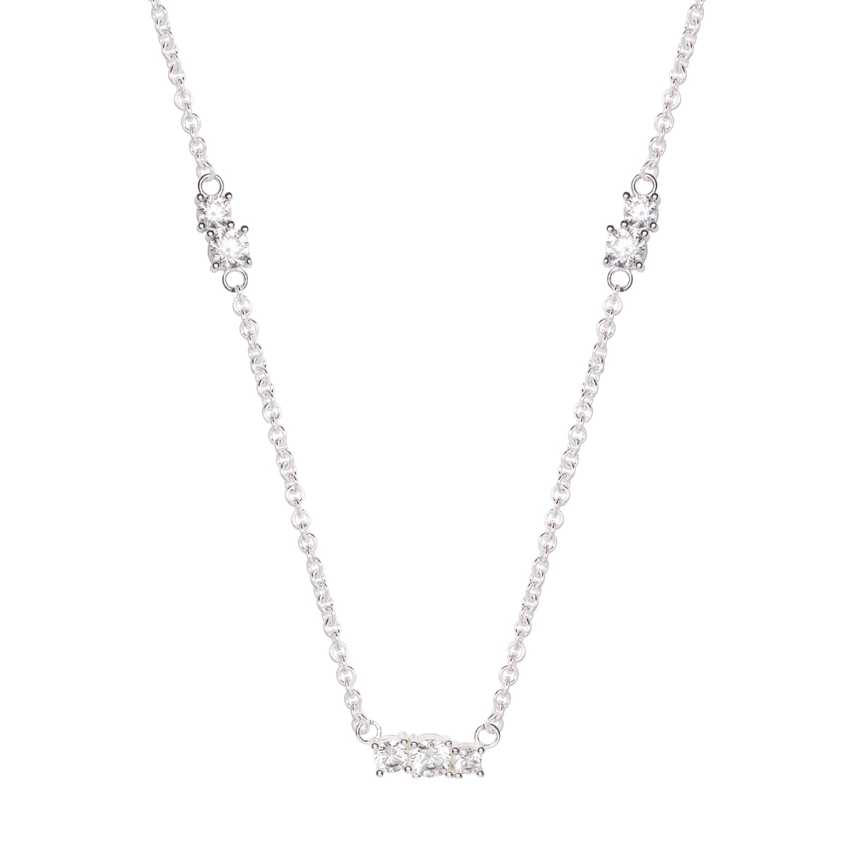 Collar CZ Solaris Silver