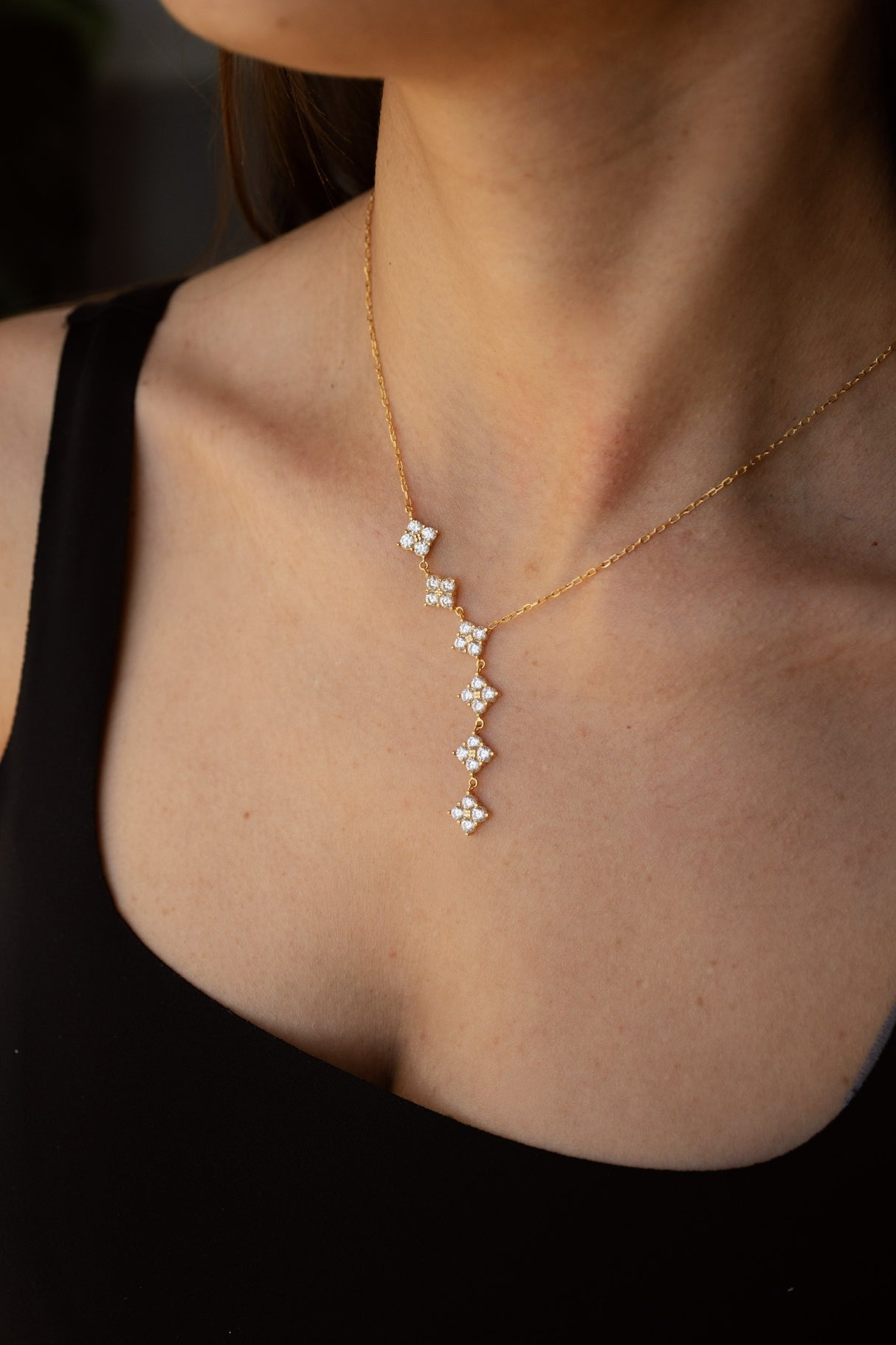 Collar Cz Luxus Gold