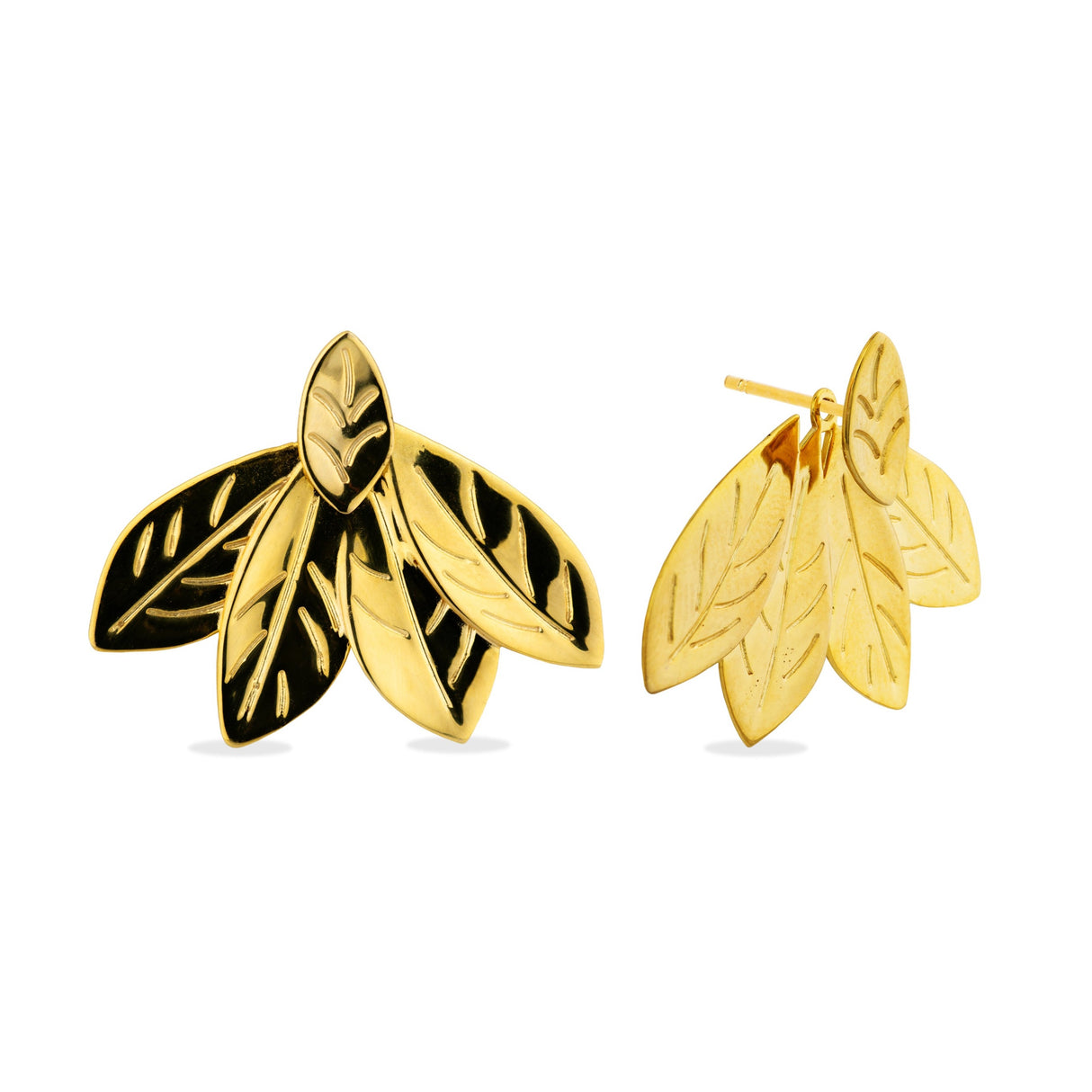 Earjacket Petal Gold