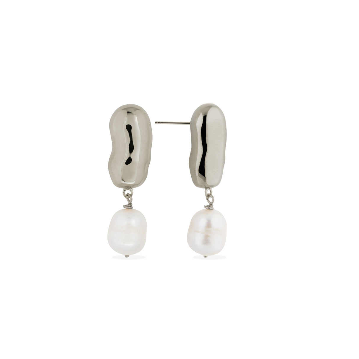 Arete Pebble Pearl Silver
