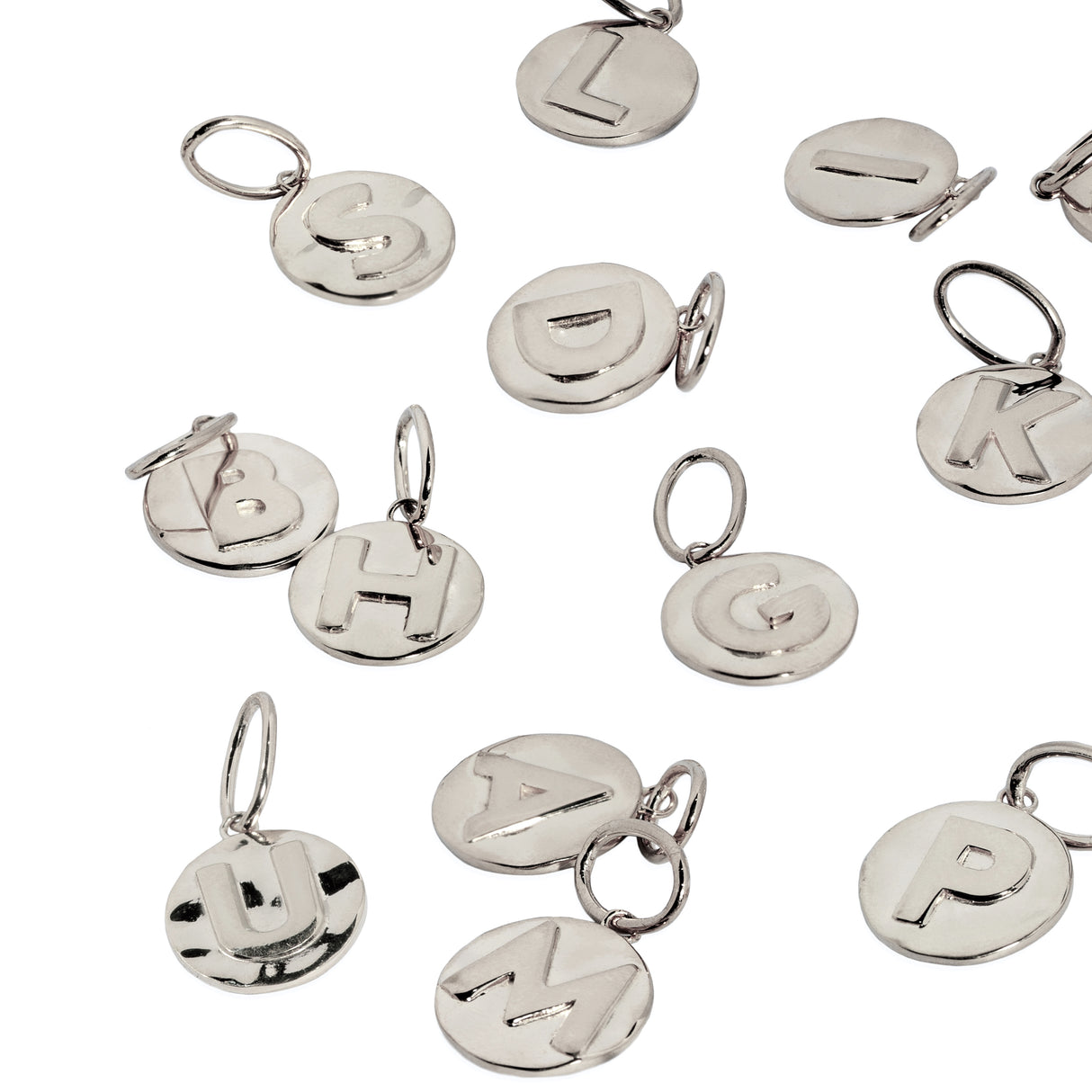 Charm Monogram Silver