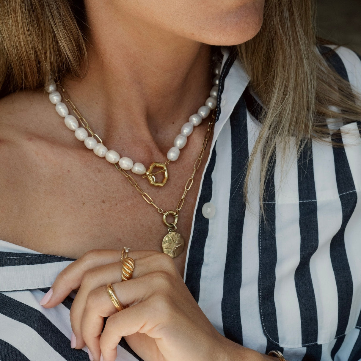 Gargantilla Alba Gold