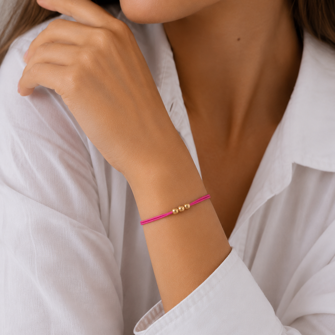 Pulsera Hilo Bolis - Gold