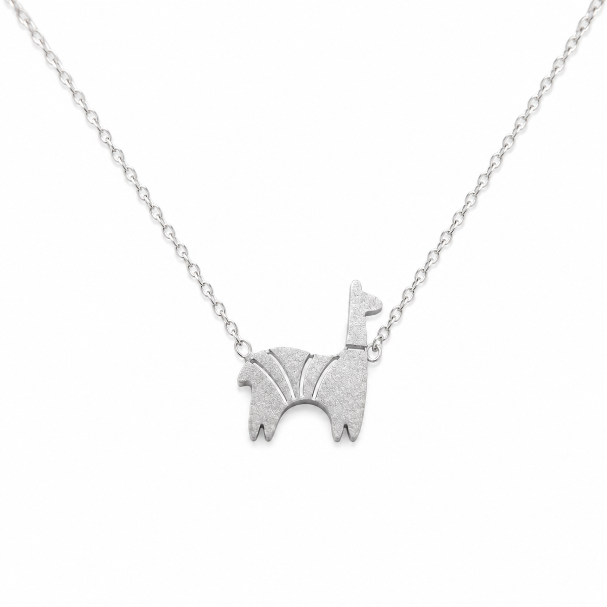 Collar Llama Silver