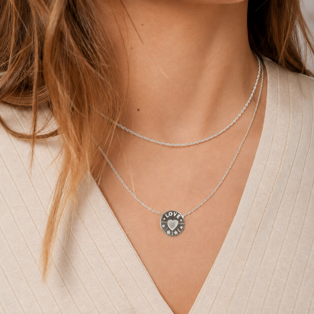Collar Love Talisman Silver