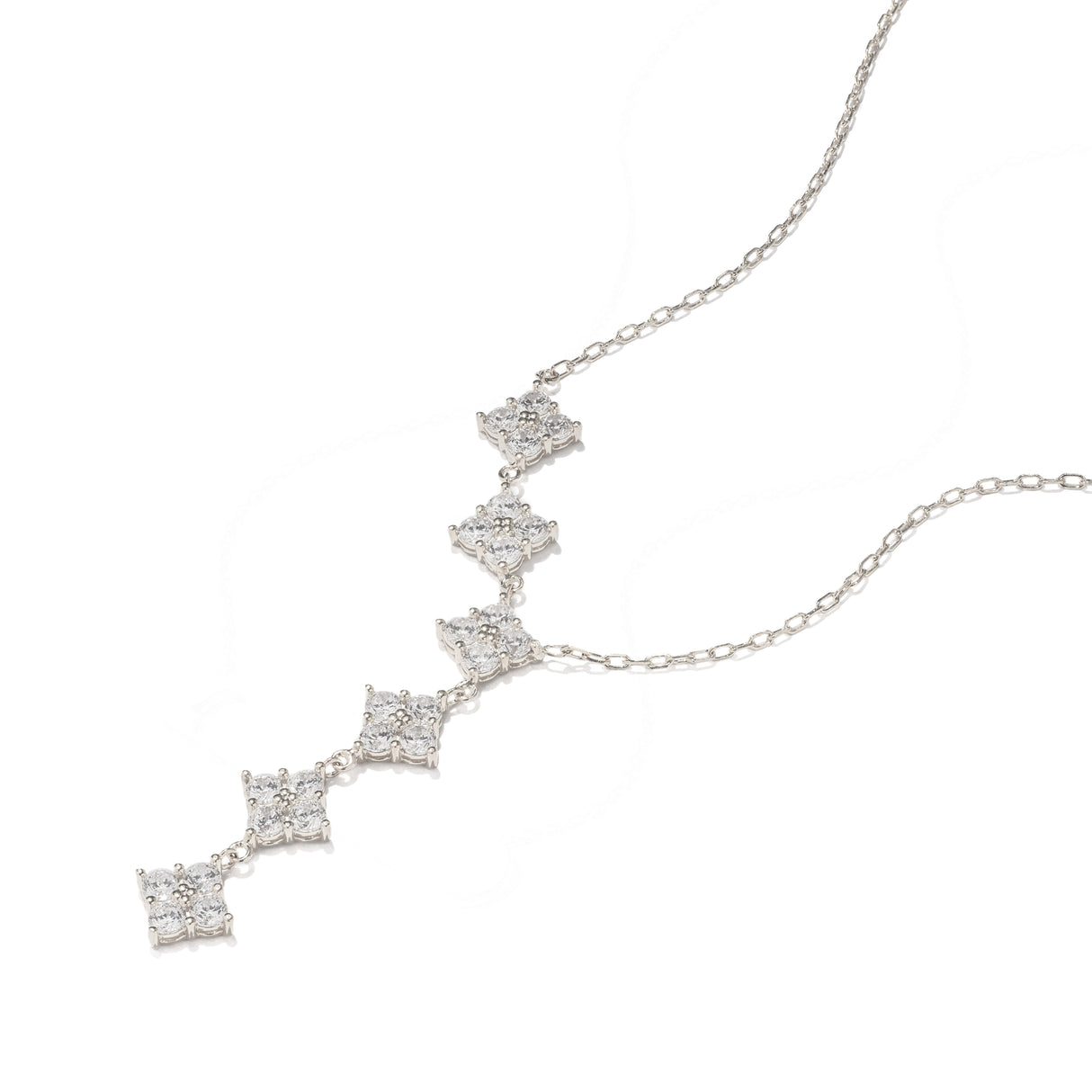 Collar Cz Luxus Silver