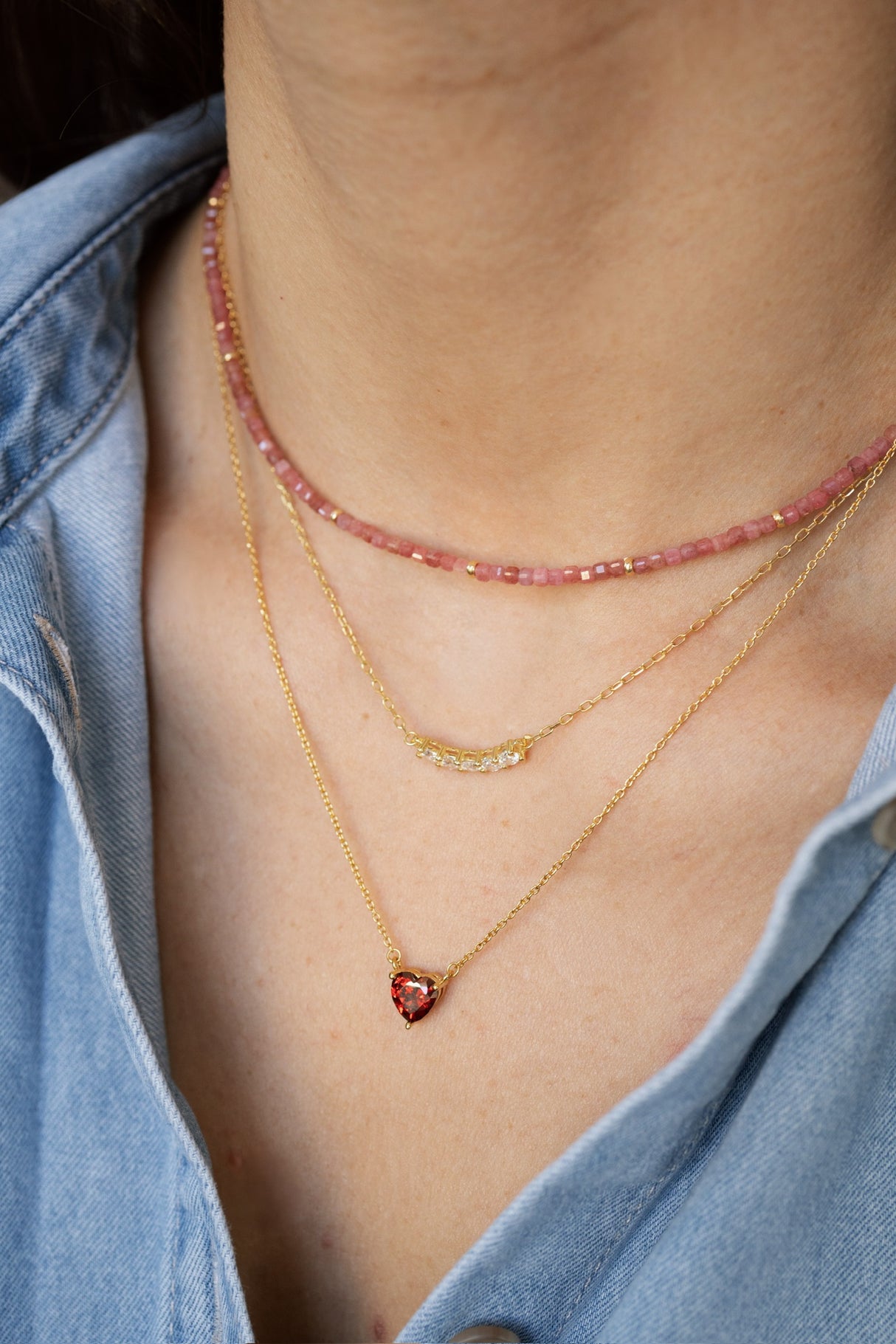 Collar Cz Amely Gold