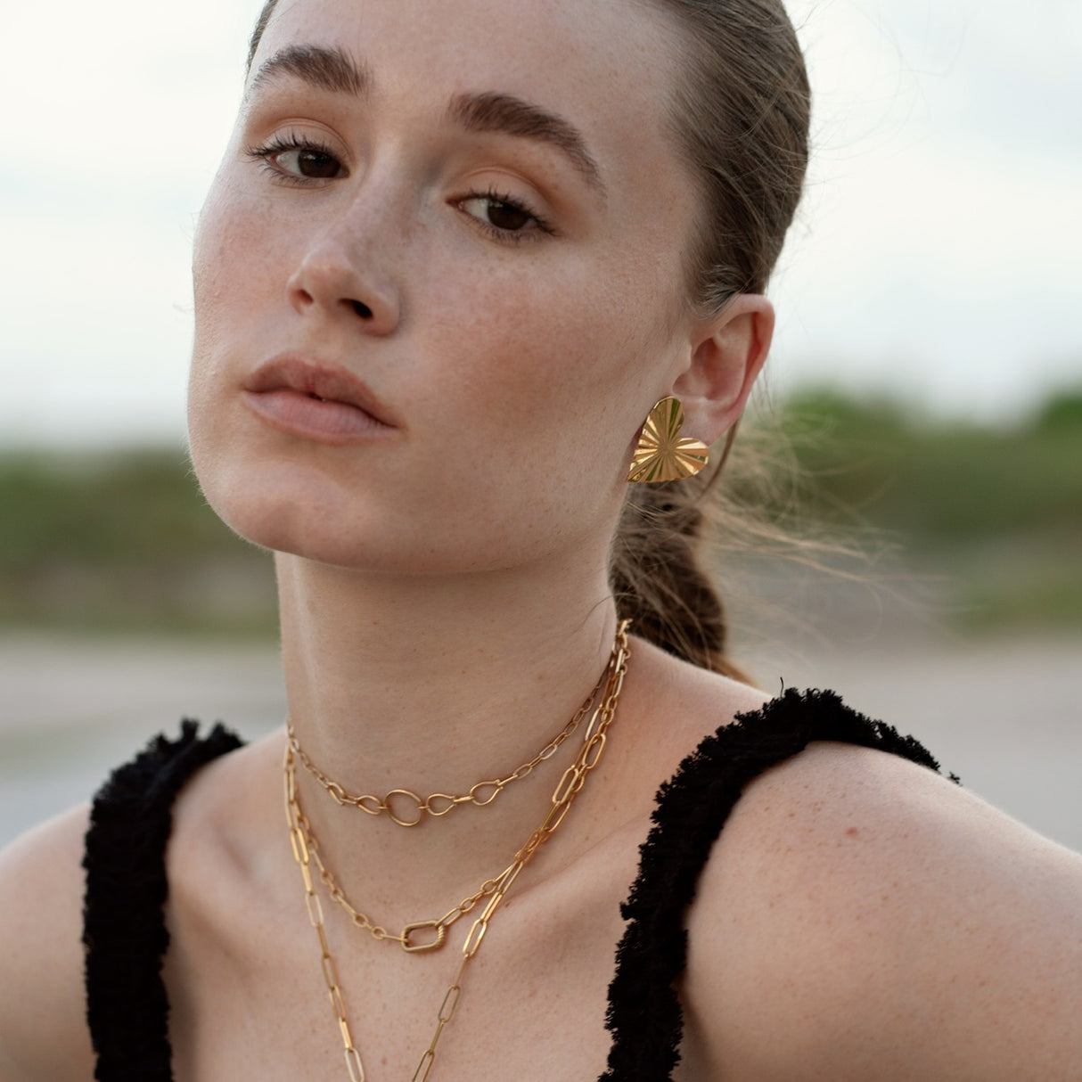 Arete Maxi Canes Gold