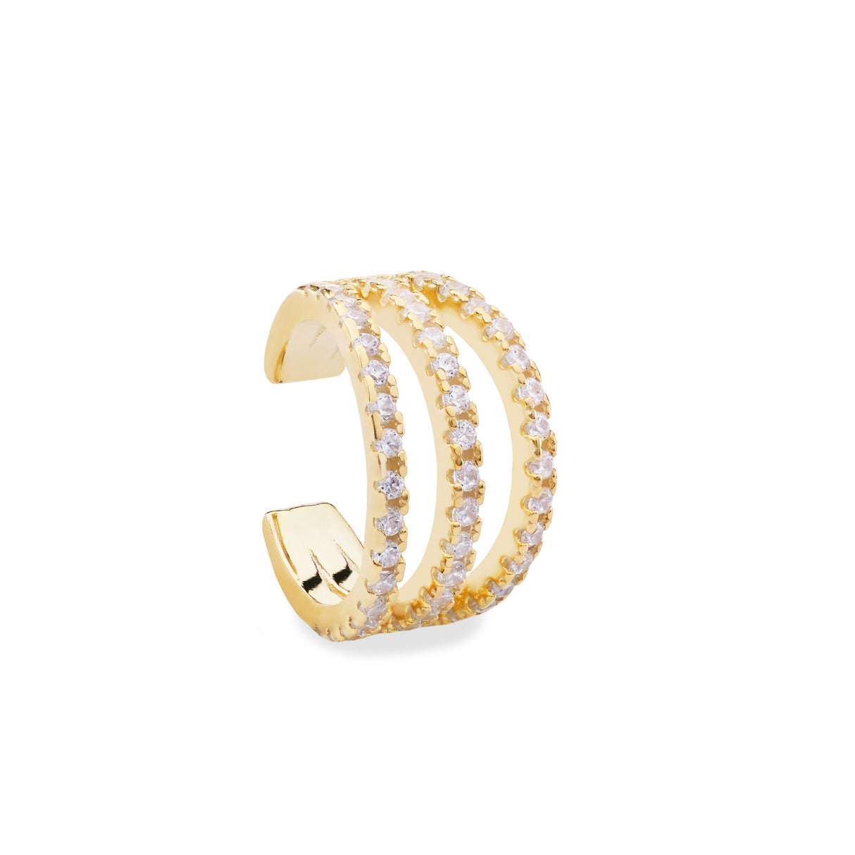 Cuff CZ Glim Gold