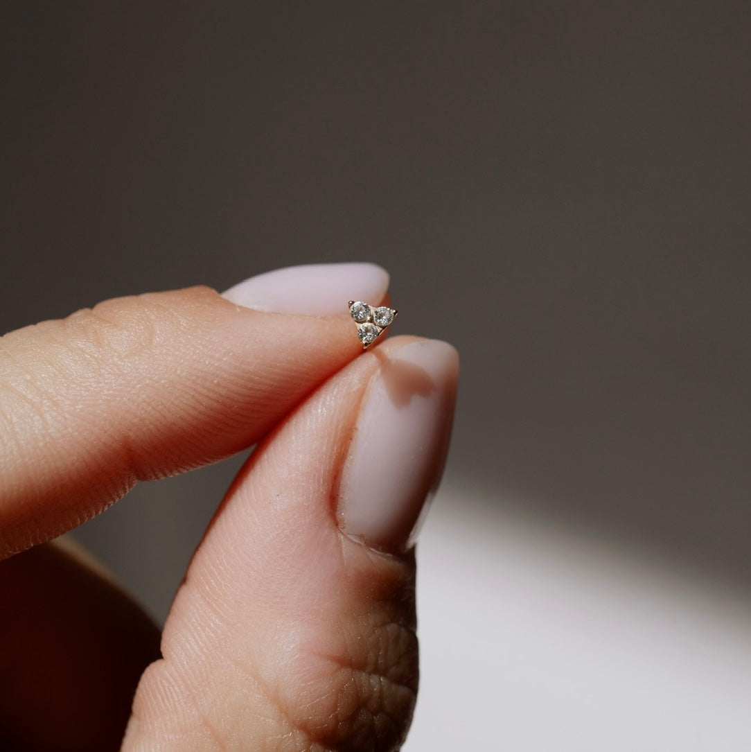 Stud Trinity 18k