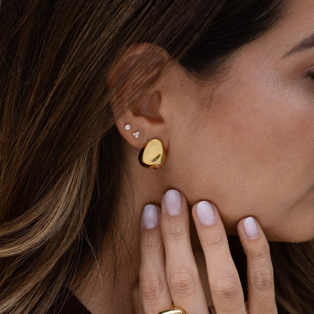 Arete Maxi Fonelle Gold