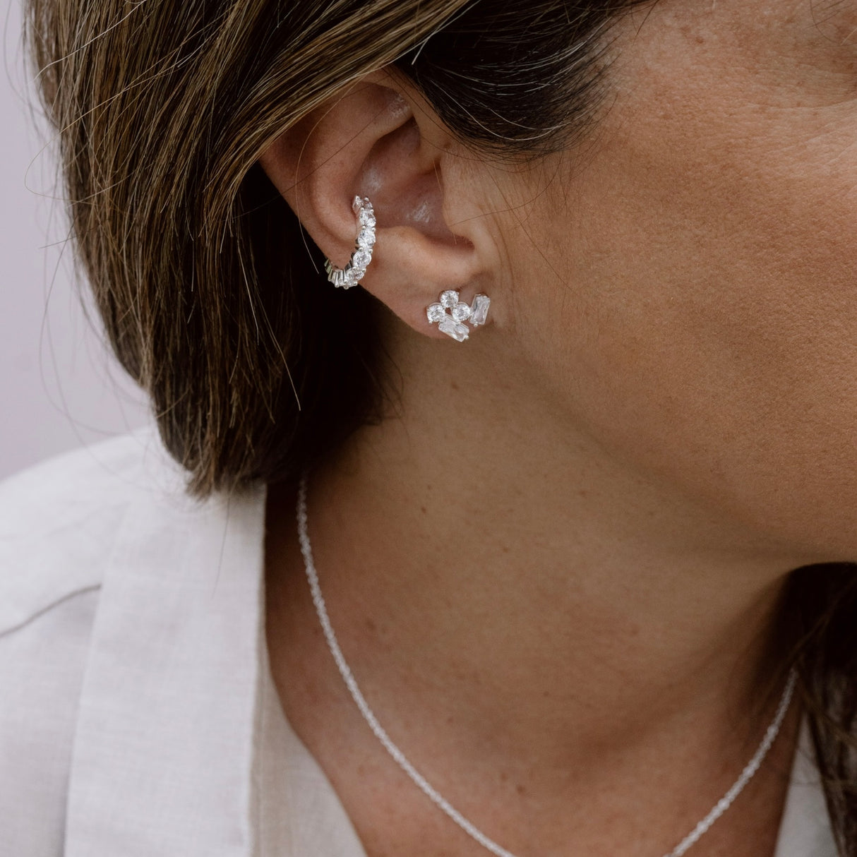 Arete Cz Celis Silver