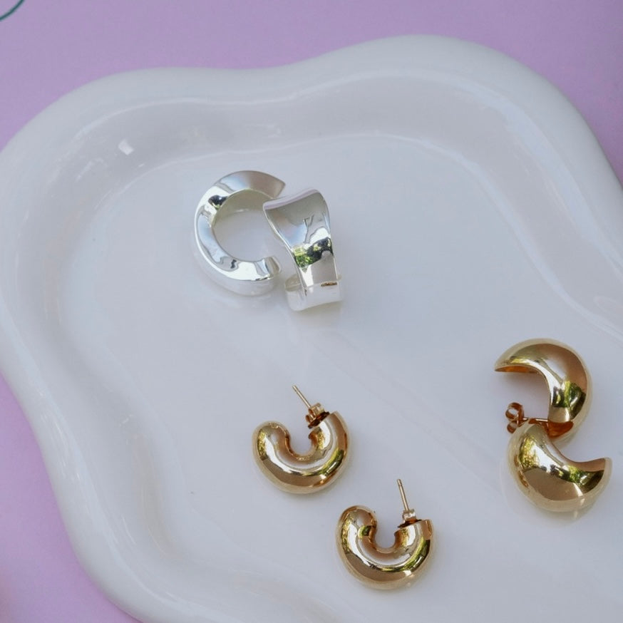 Hoop Bessie Silver