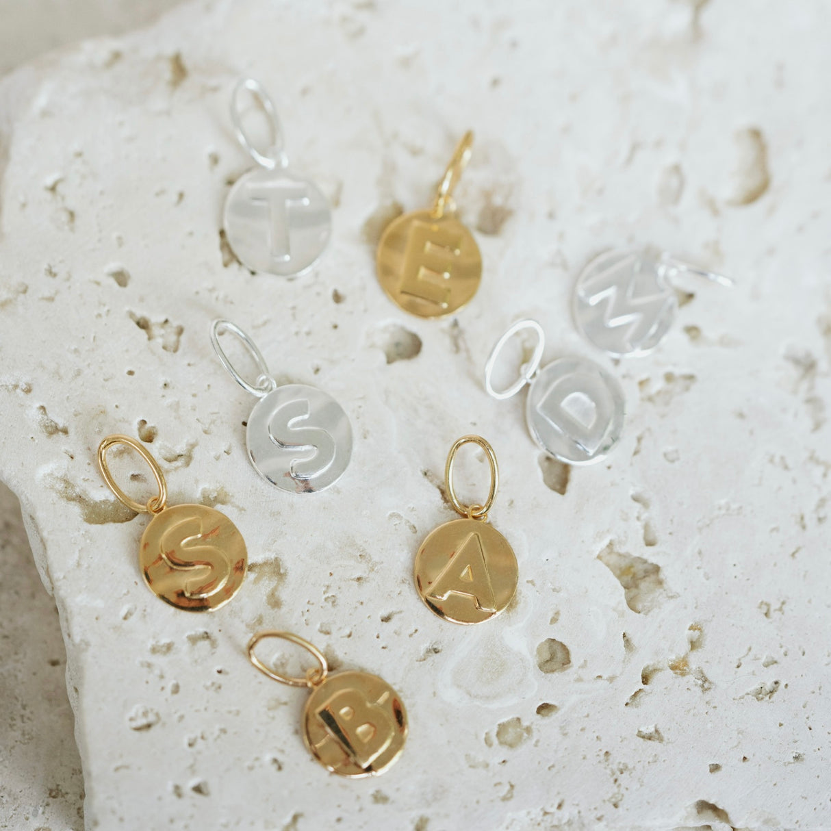 Charm Monogram Silver