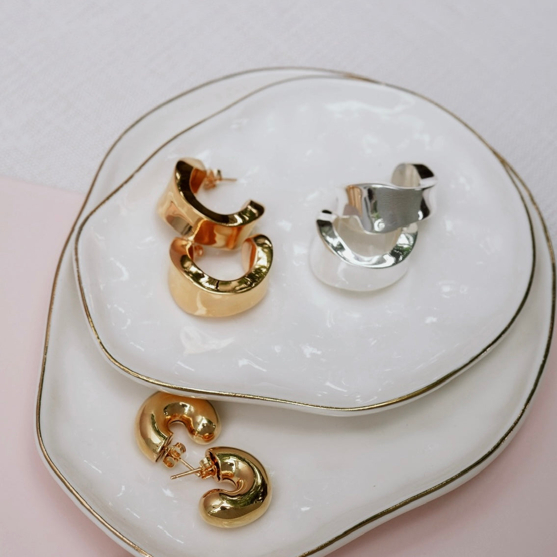 Hoop Bessie Silver