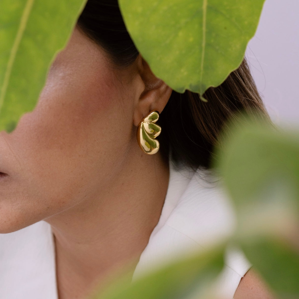 Arete Maxi Chloé Gold