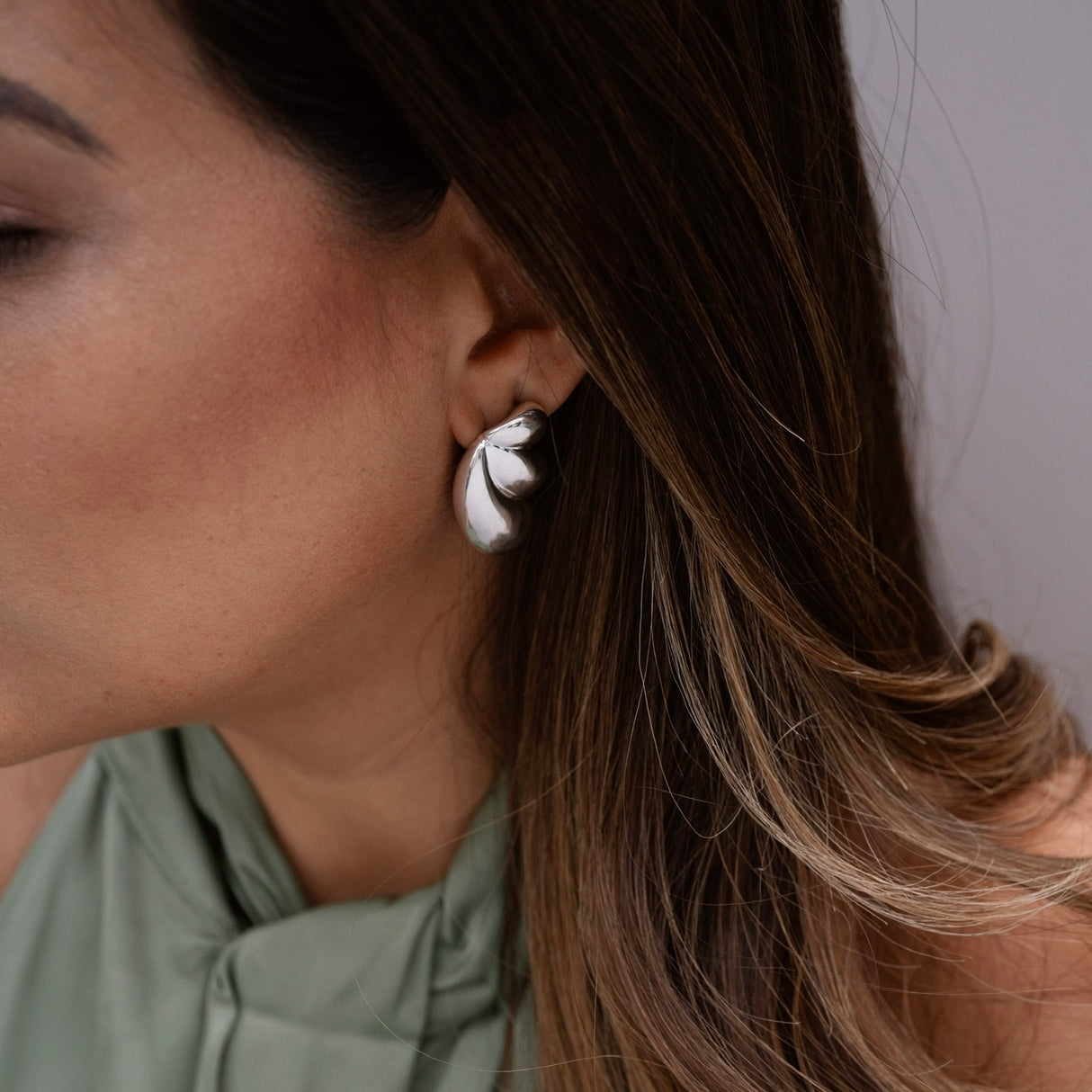 Arete Maxi Chloé Silver