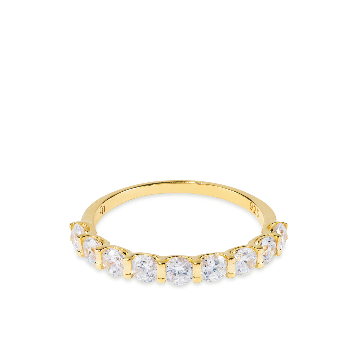 Anillo Cz Cintillo Gold