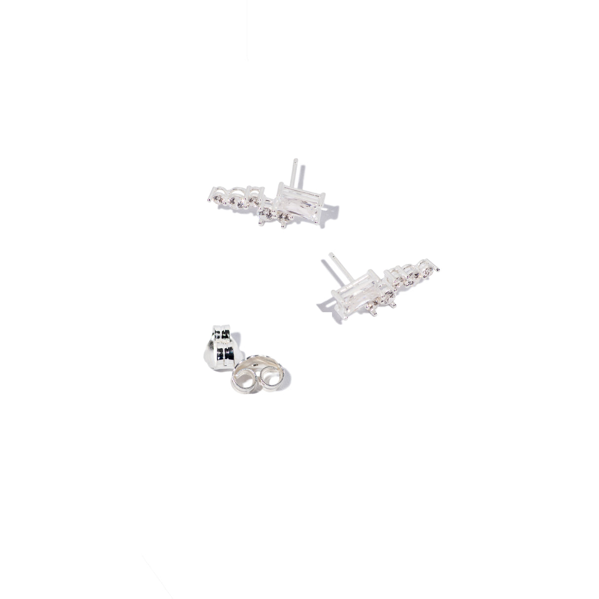Ear Climber Cz Ophéa Silver