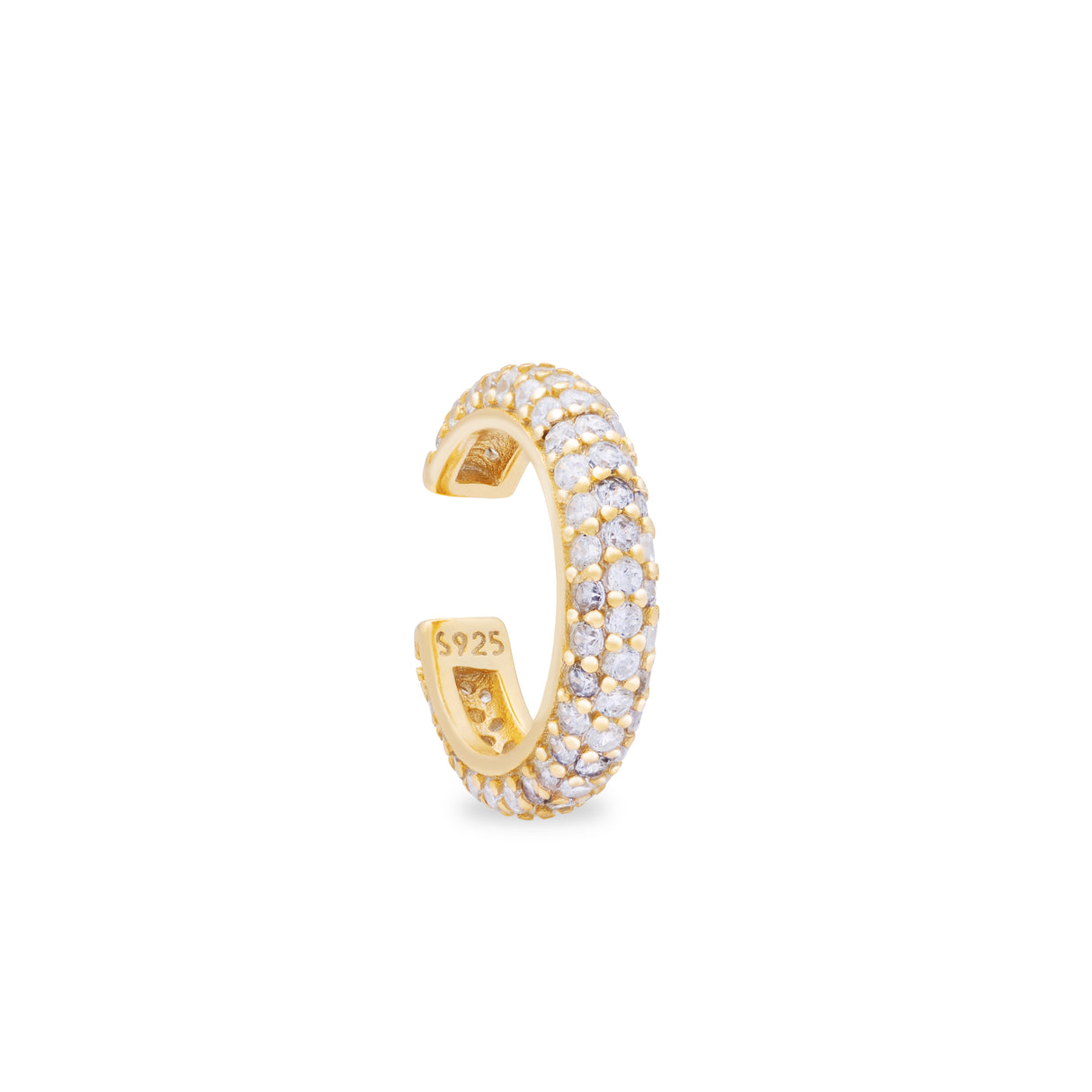 Cuff CZ Elan Gold