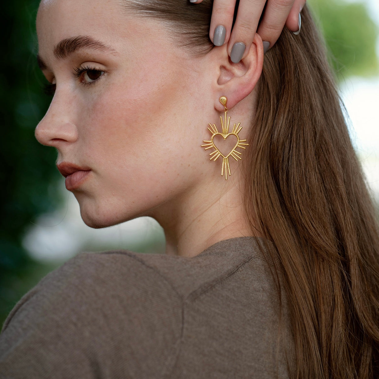 Arete Maxi Spica Gold