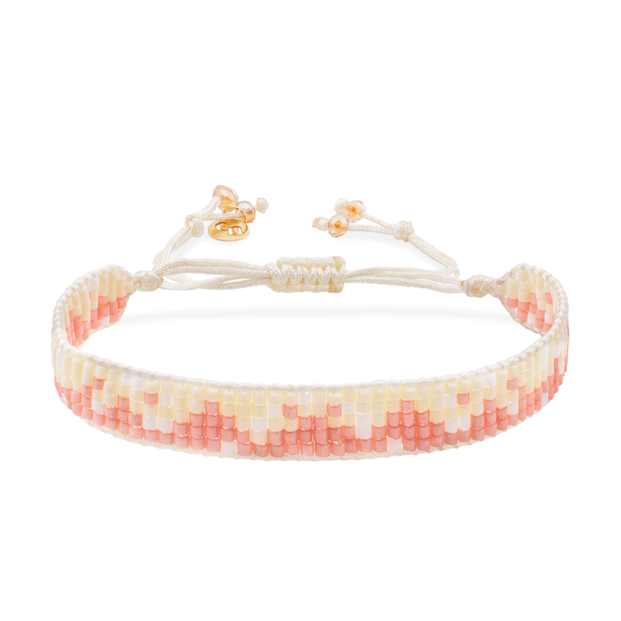 PULSERA LOOM ISIS PEACH GOLD