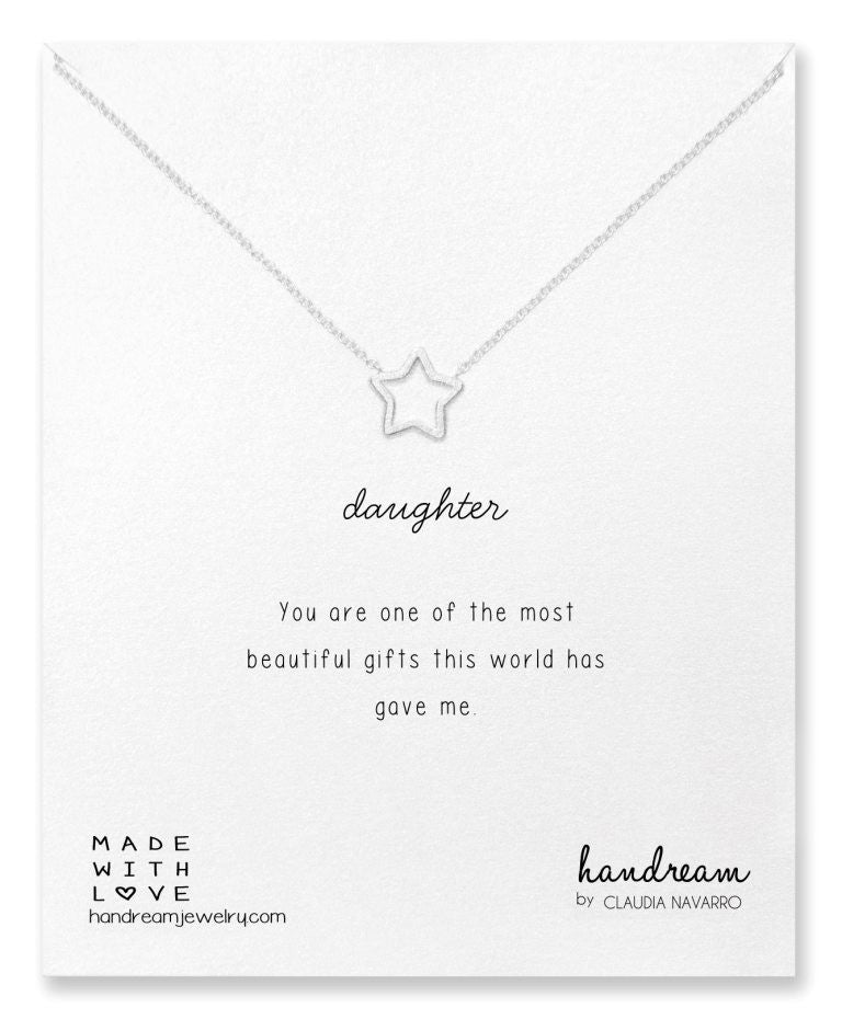 Collar Estrella Silver Hija