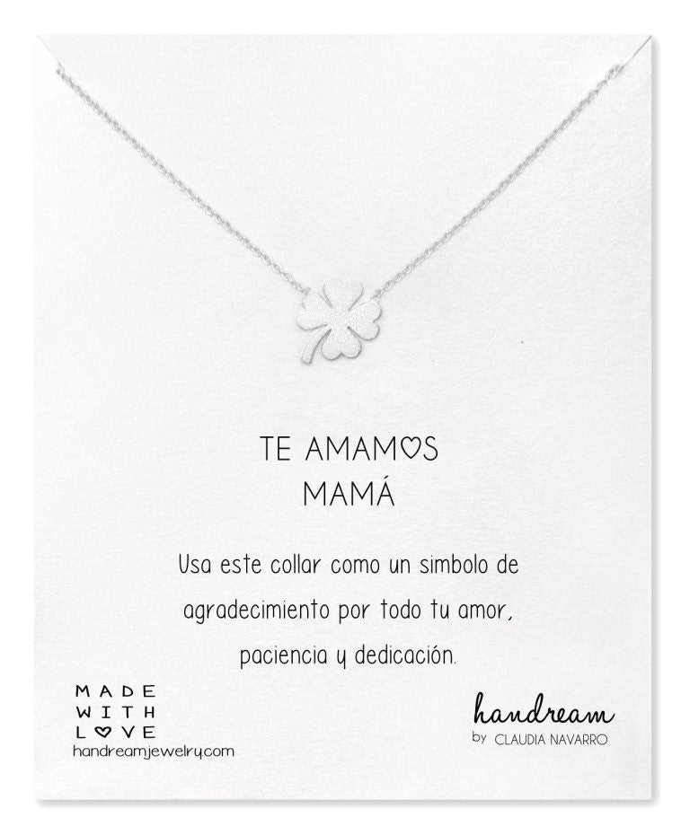 Collar Trébol MAMA Silver