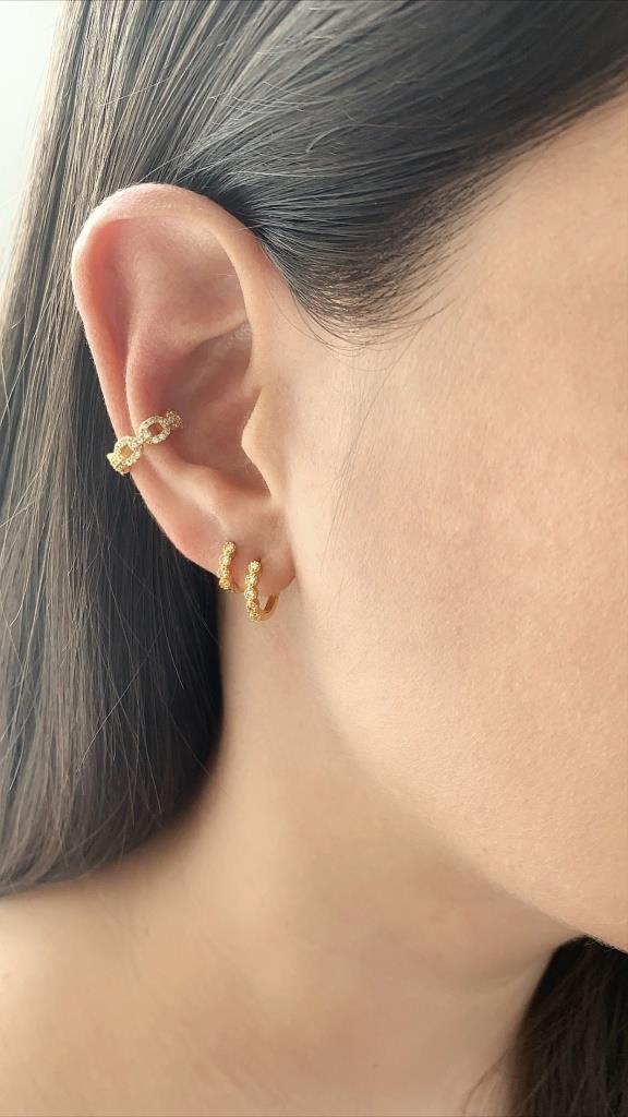 Stud Aro Mini 6mm Gold