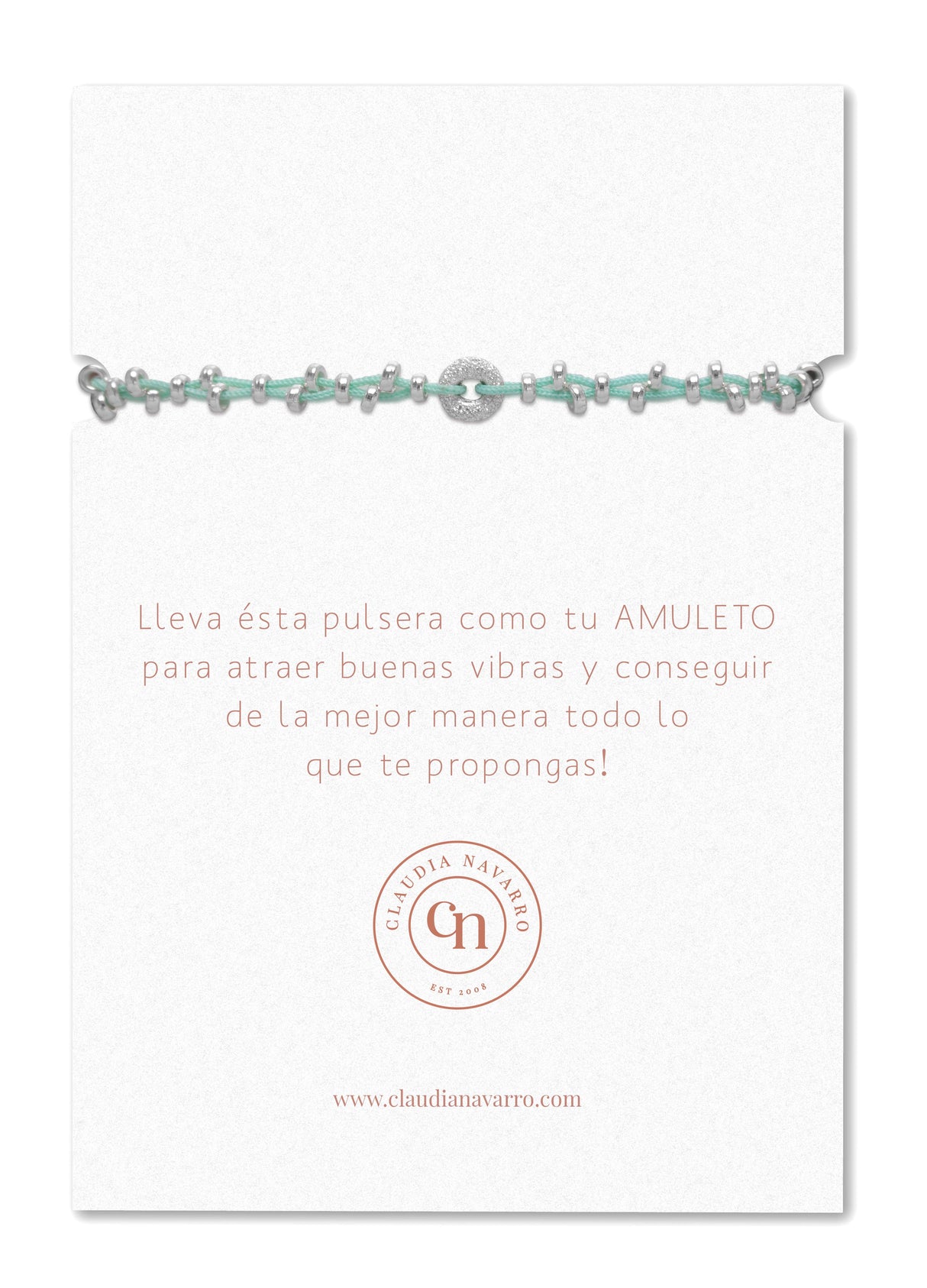 Pulsera Hilo Rueda - Silver