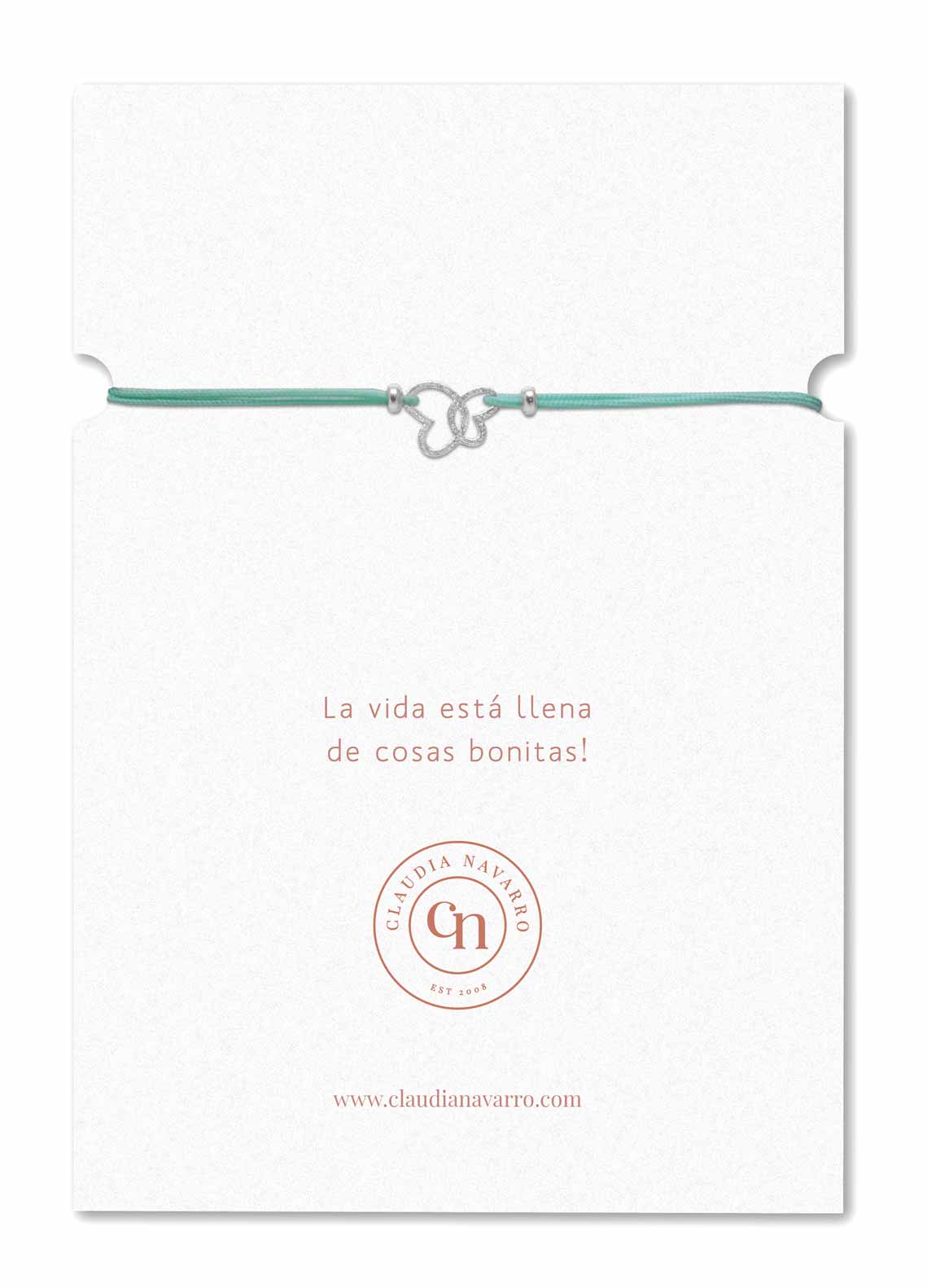 Pulsera Hilo Kids Mariposa - Silver