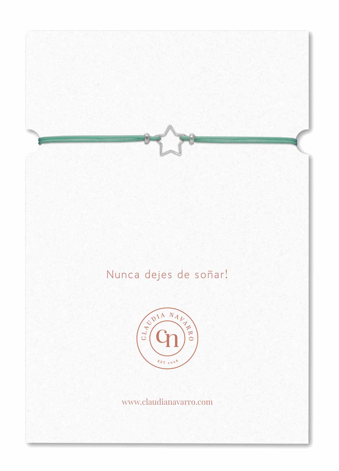 Pulsera Hilo Kids Estrella - Silver