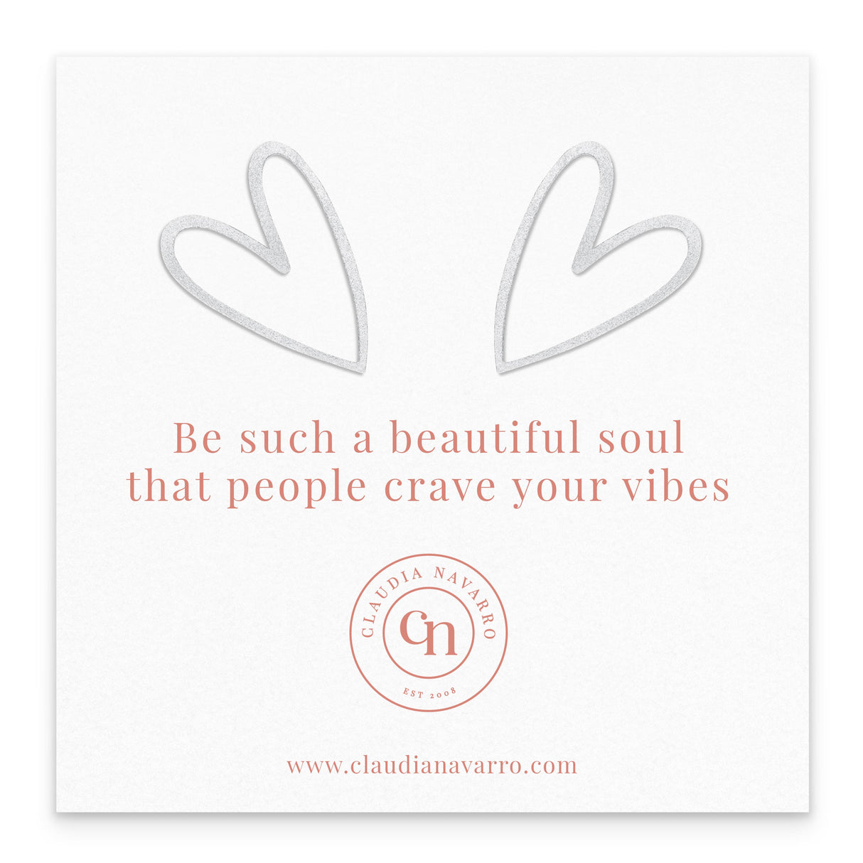 Arete gde Heart Silver