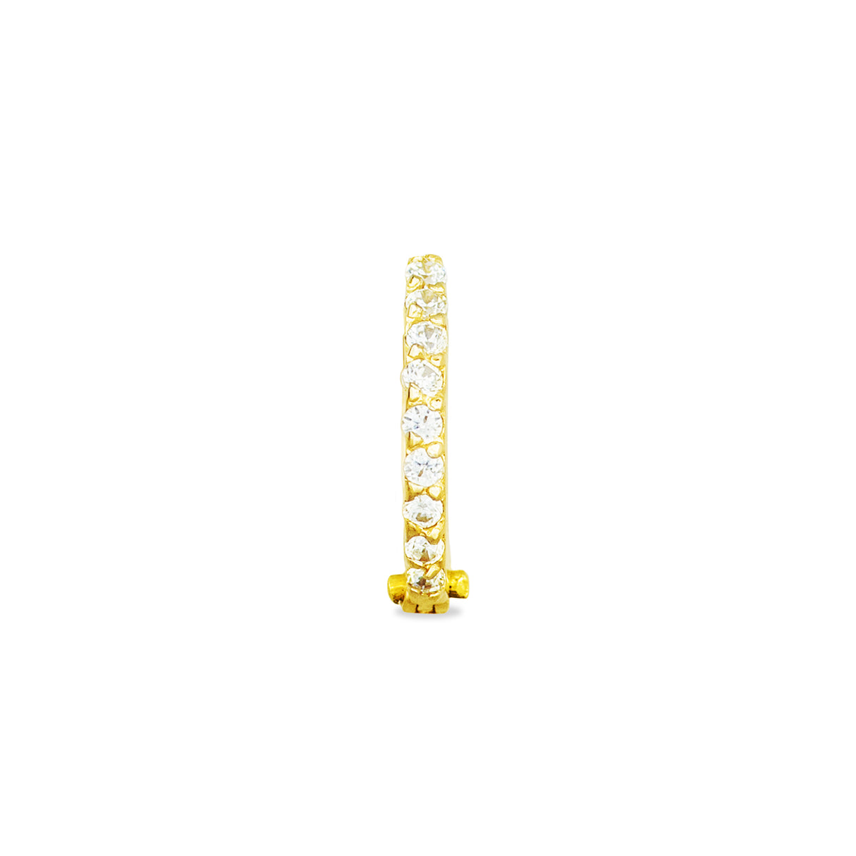 Stud Aro Cz Basic 1.0/8mm 14K