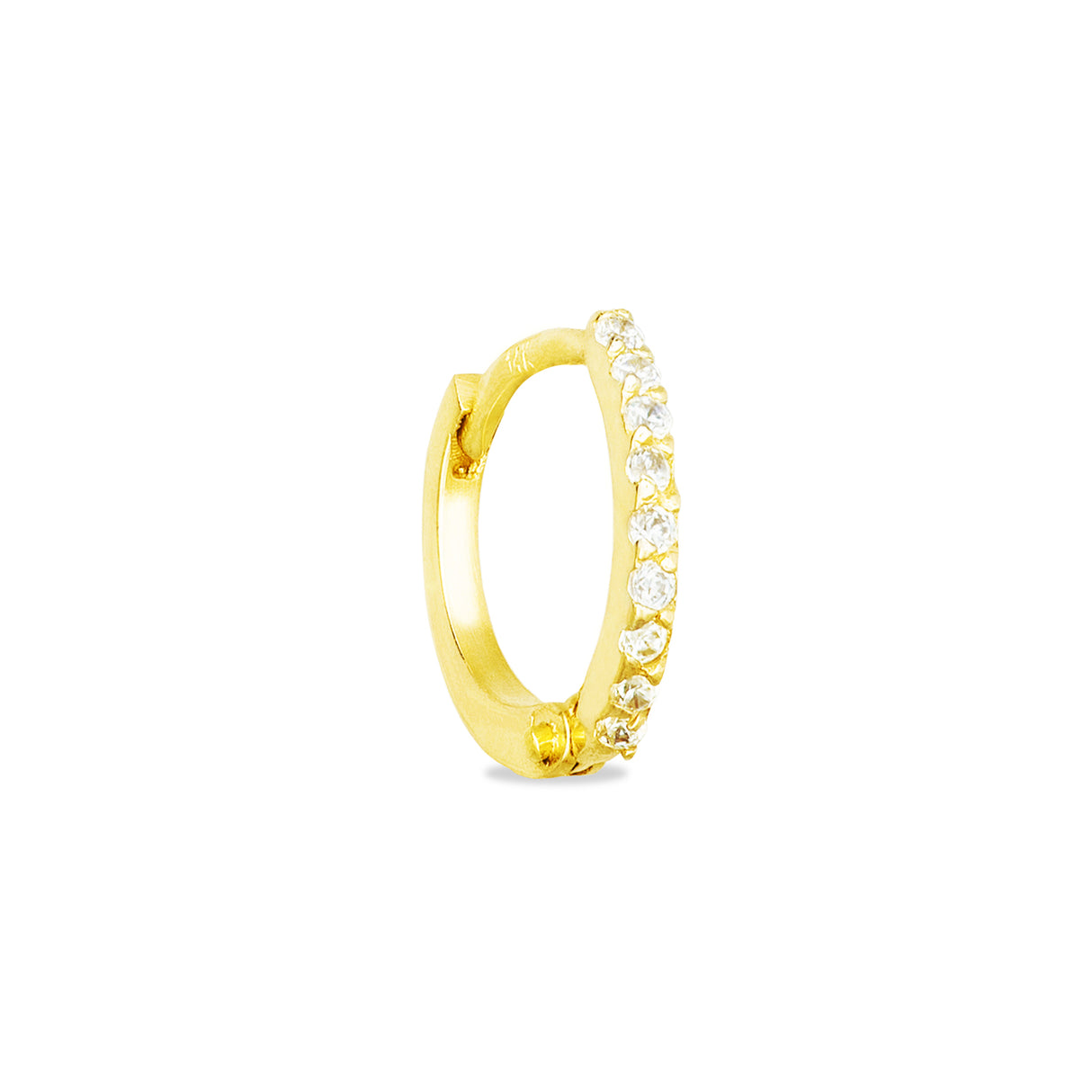 Stud Aro Cz Basic 1.0/8mm 14K