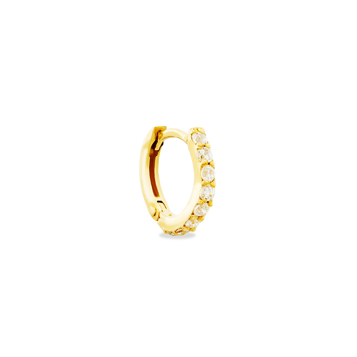Stud Aro Cz Basic 1.5/7mm 14K