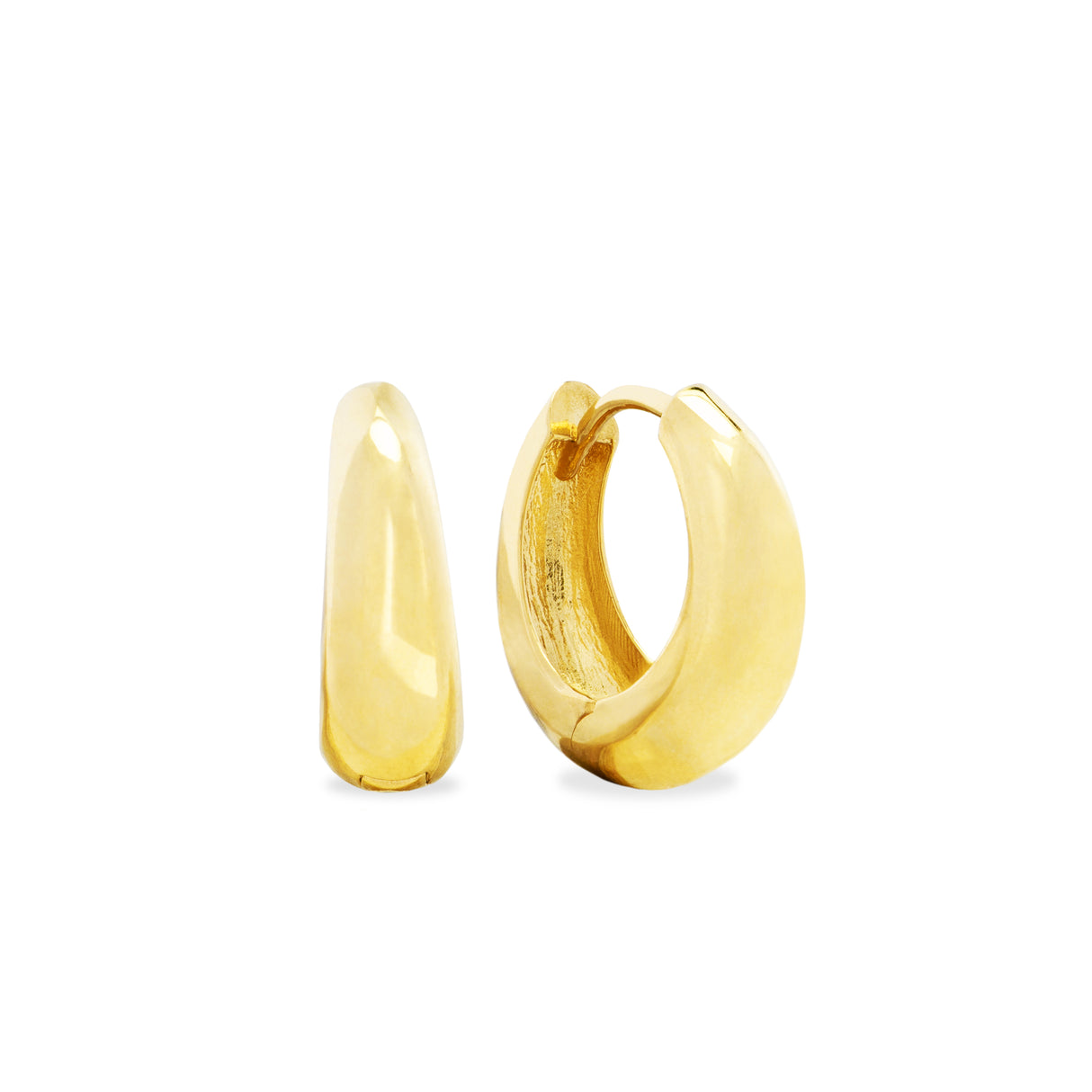 Argollas Drops 15mm 14K