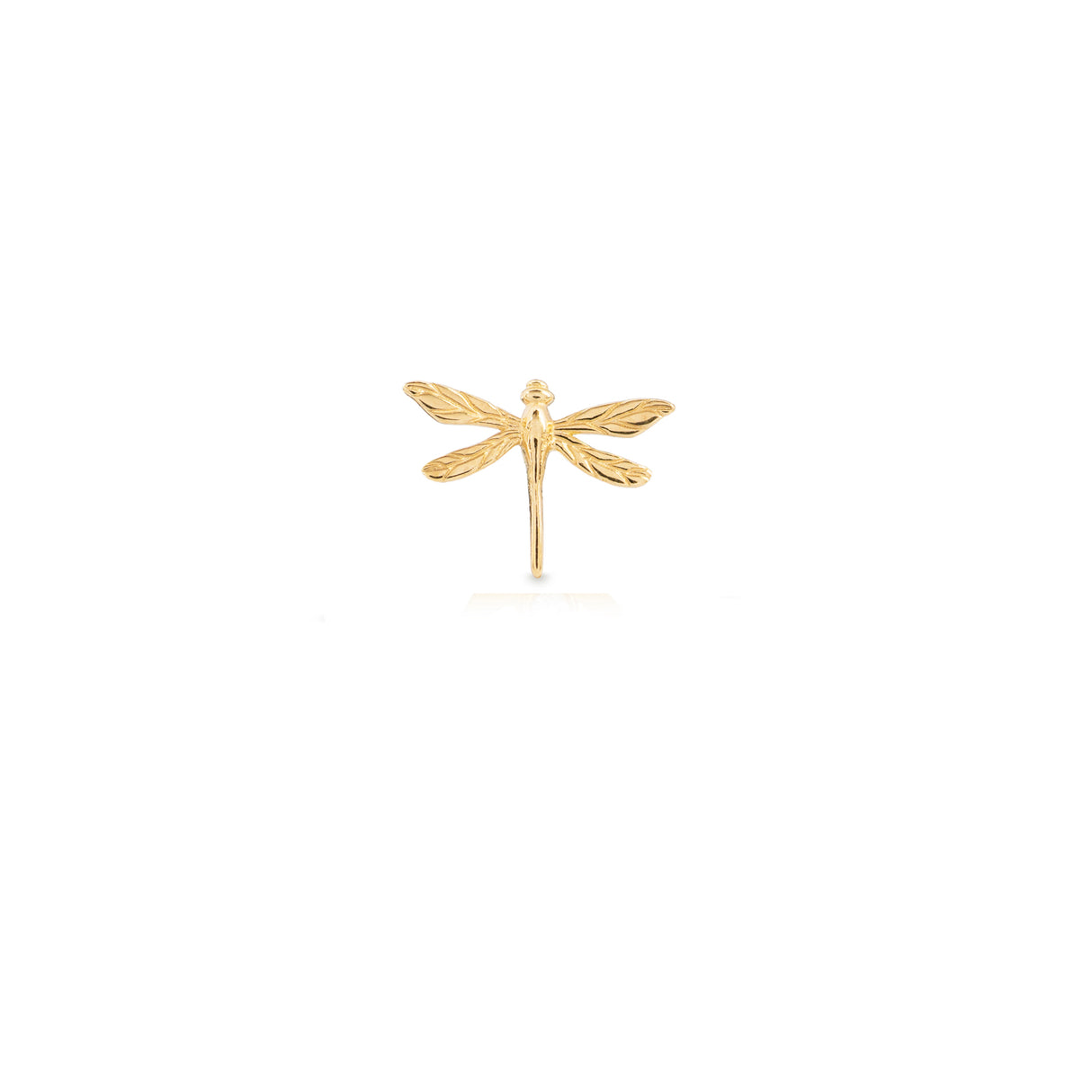 Stud Dragonfly 18K