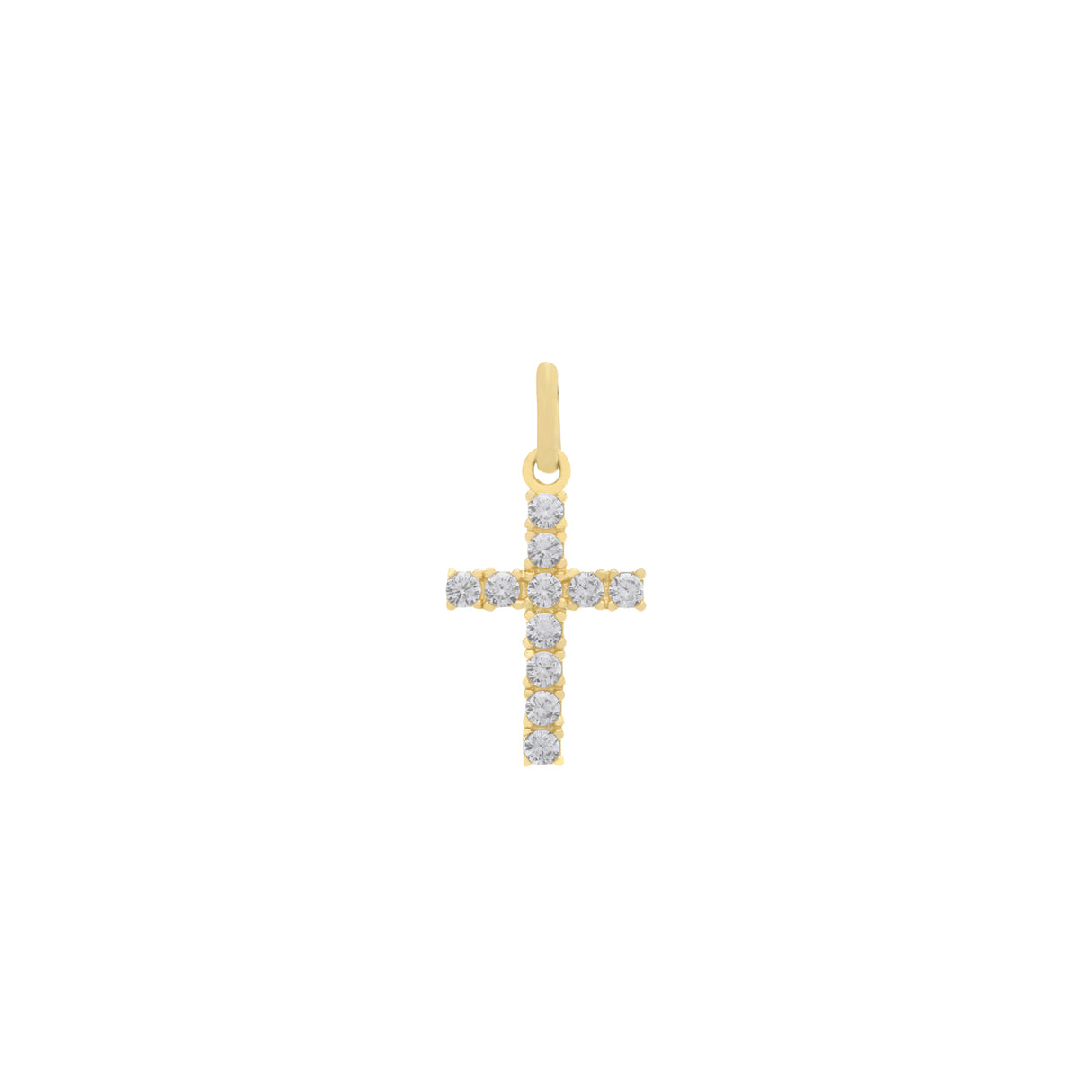 Dije Cruz Cristales 18k