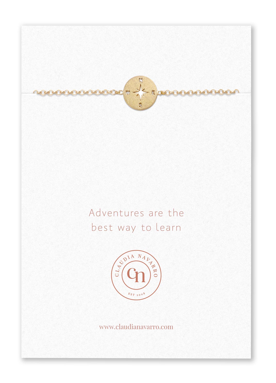 Pulsera Brújula Gold