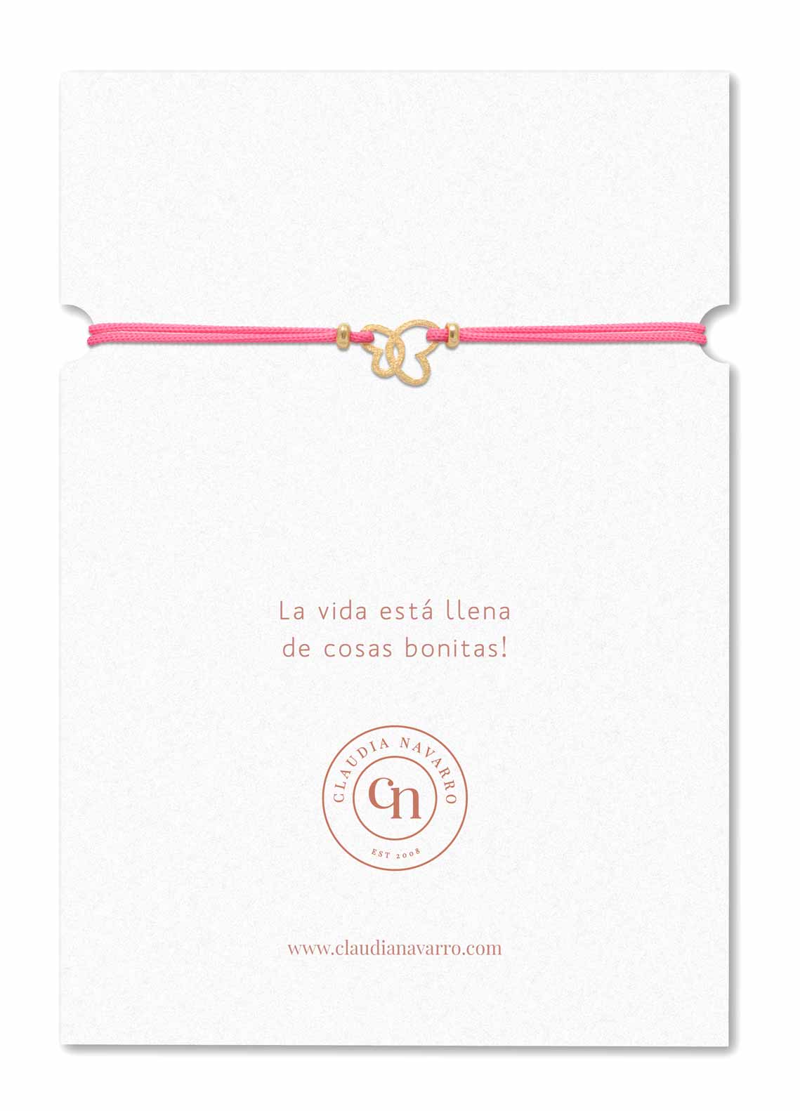 Pulsera Hilo Kids Mariposa - Gold