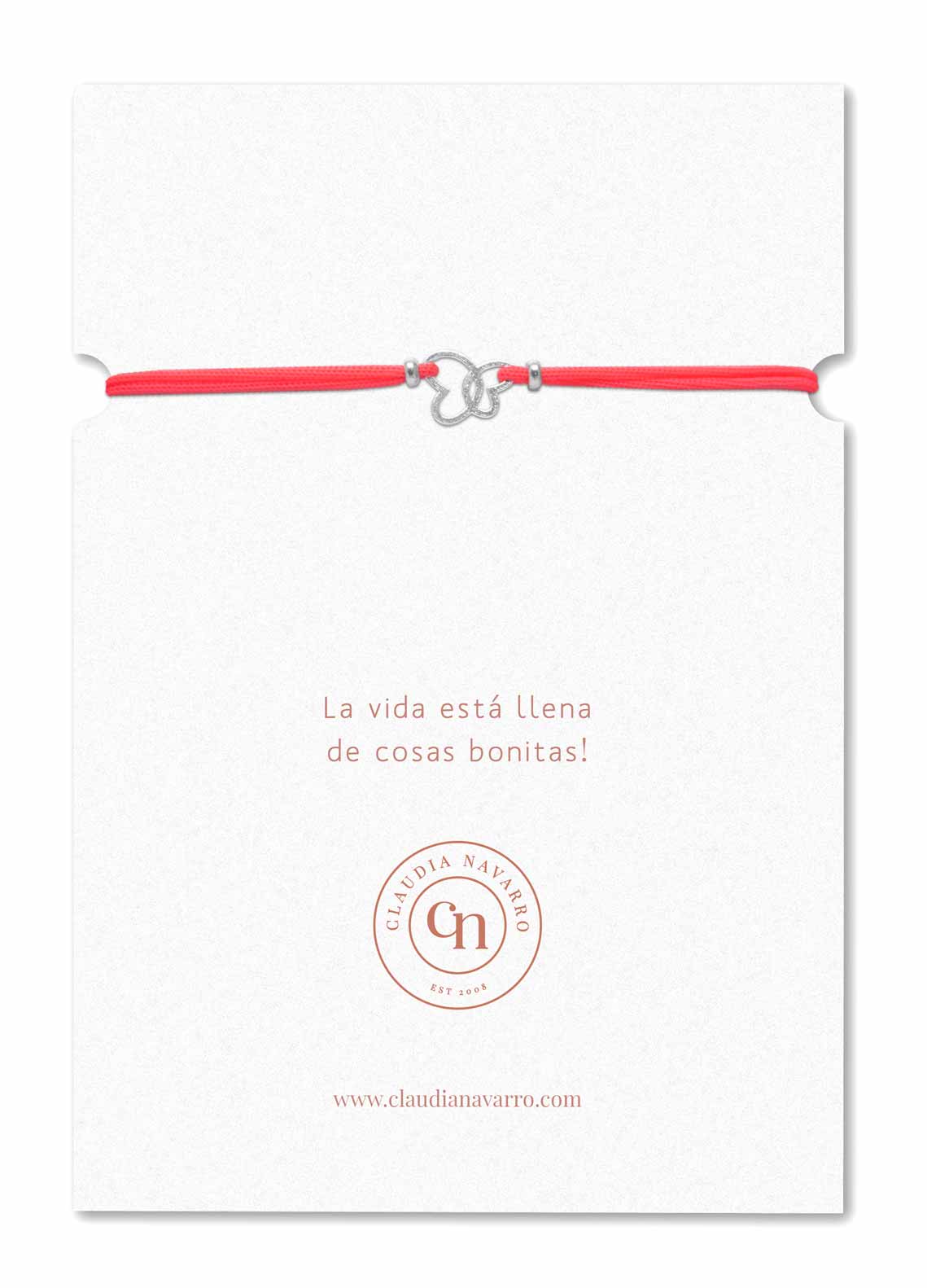 Pulsera Hilo Kids Mariposa - Silver