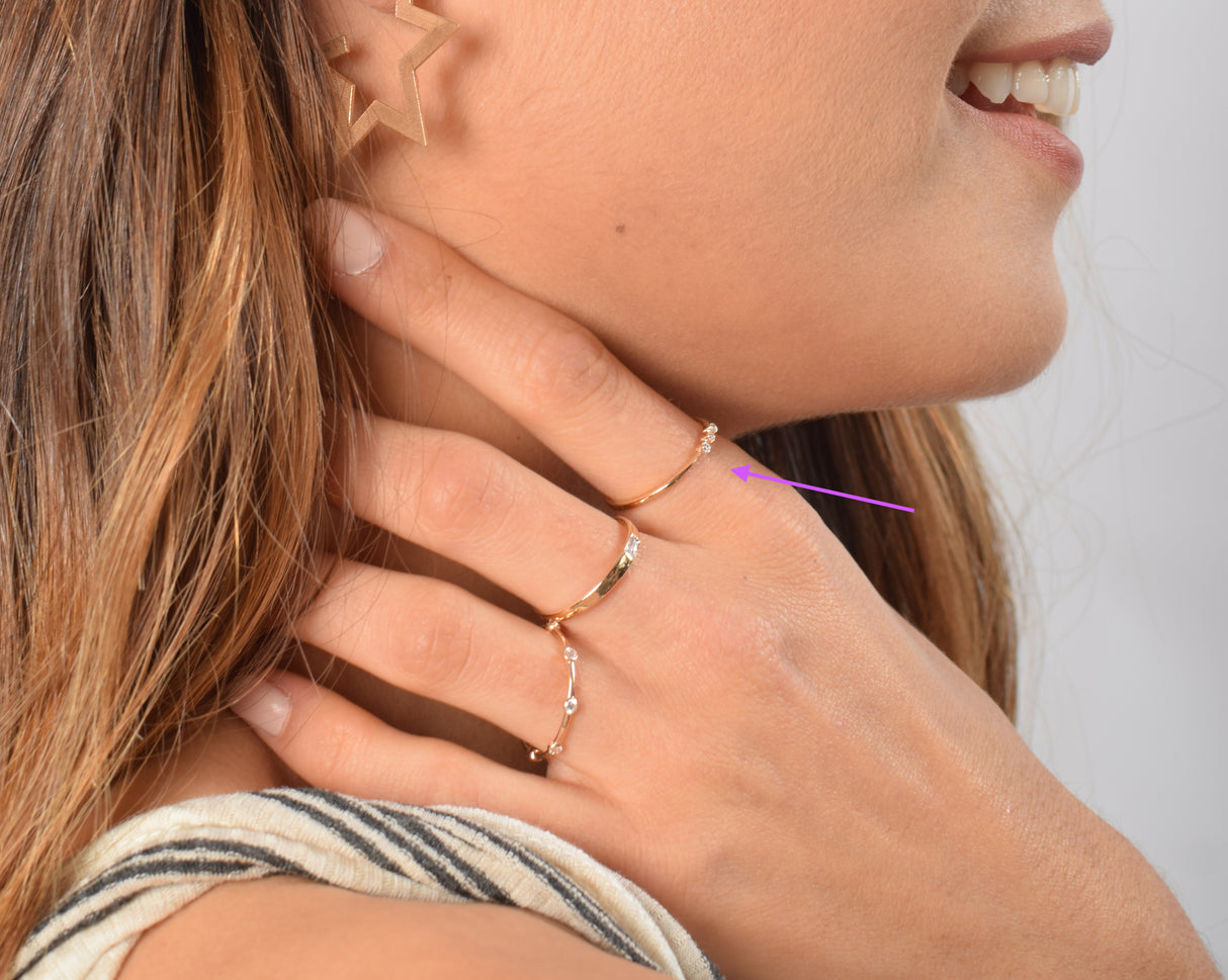 Anillo Triple Ilusion 18K