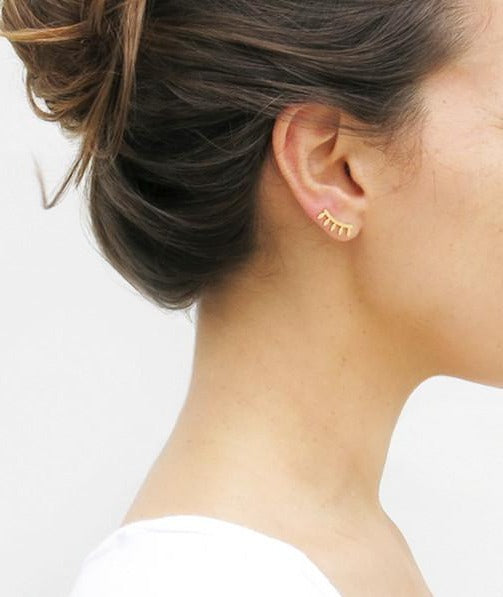 Ear Climber Tiara Gold