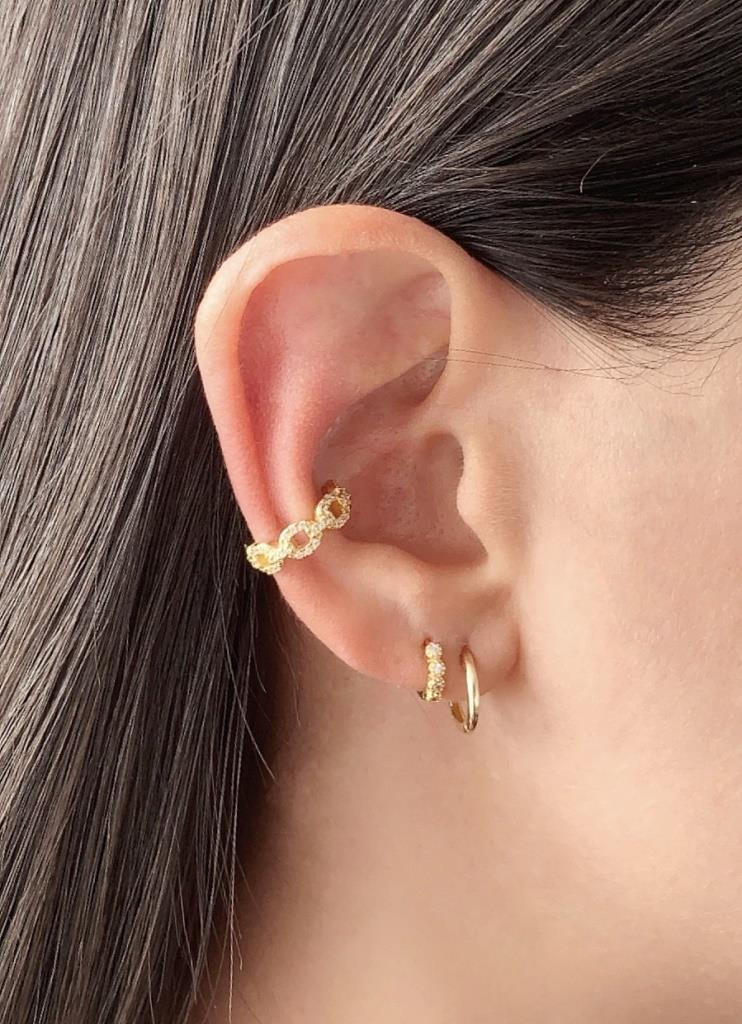 Stud Aro Mini 6mm Gold