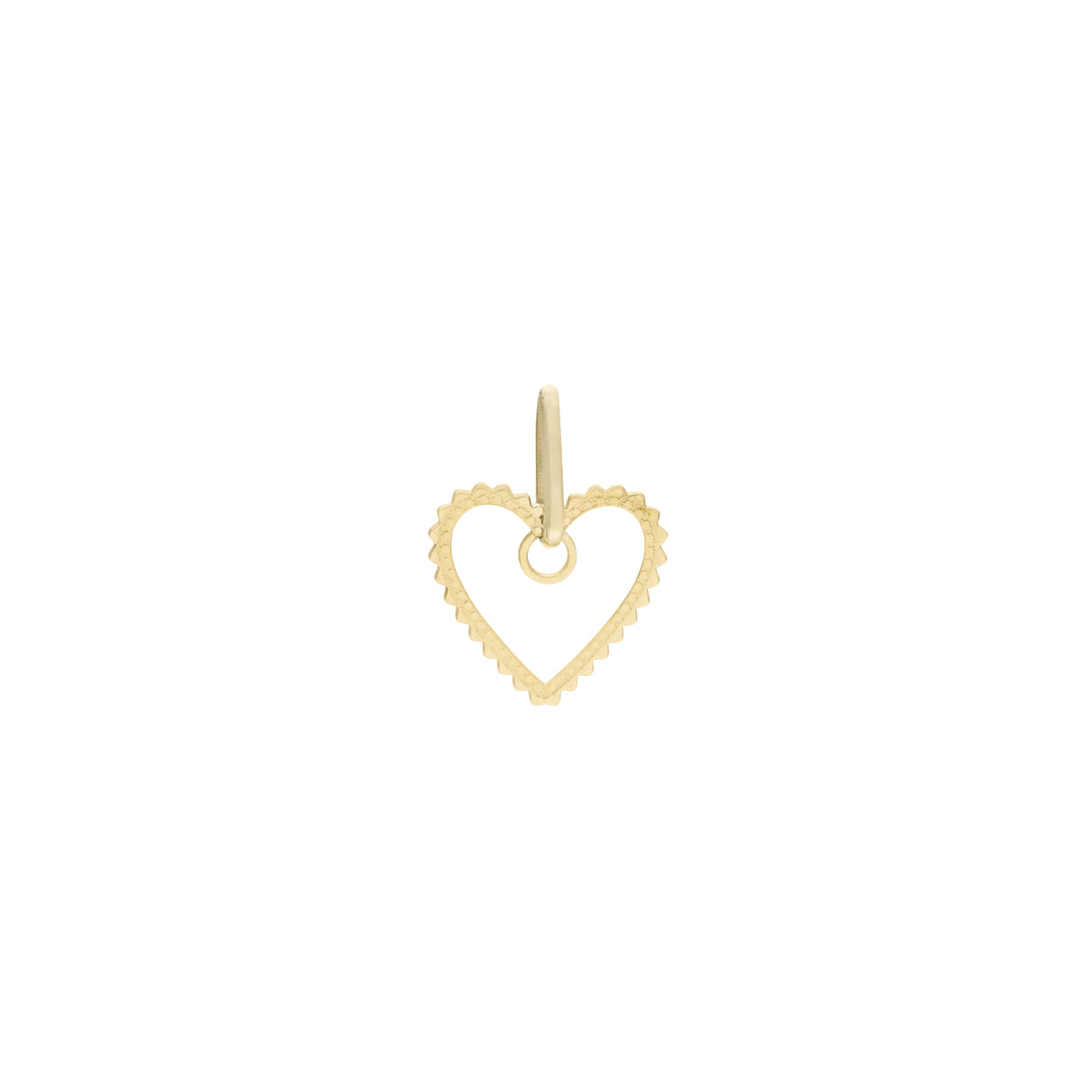 Dije Corazon Blonda 18k