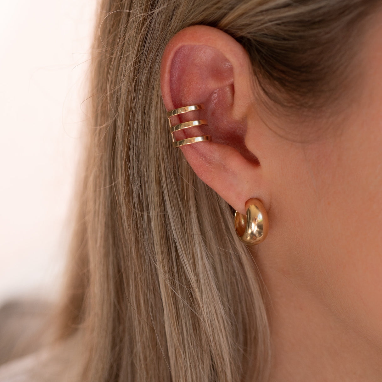 Hoops Shiny Gold