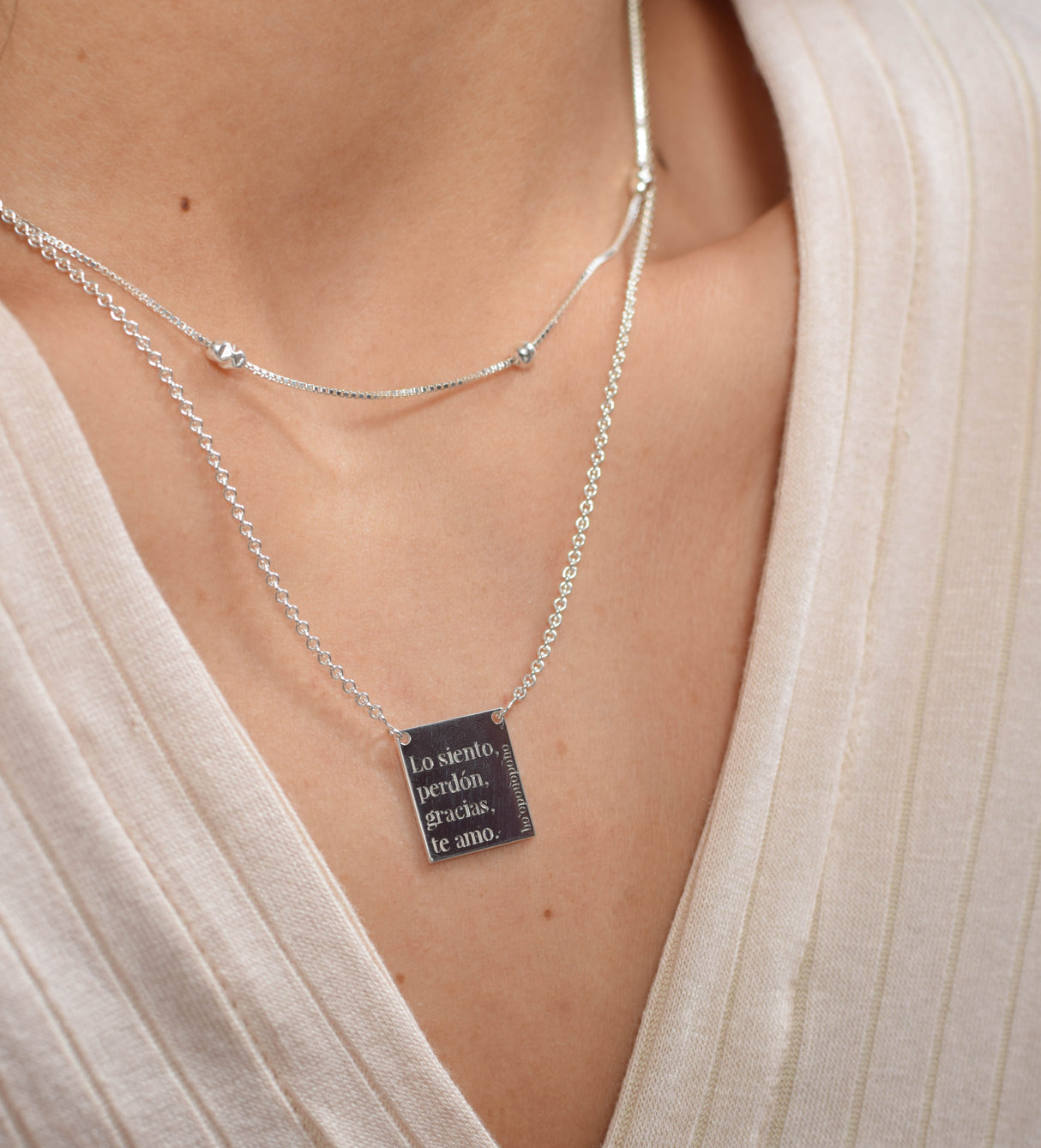 Collar Cartel Hoponopono Silver