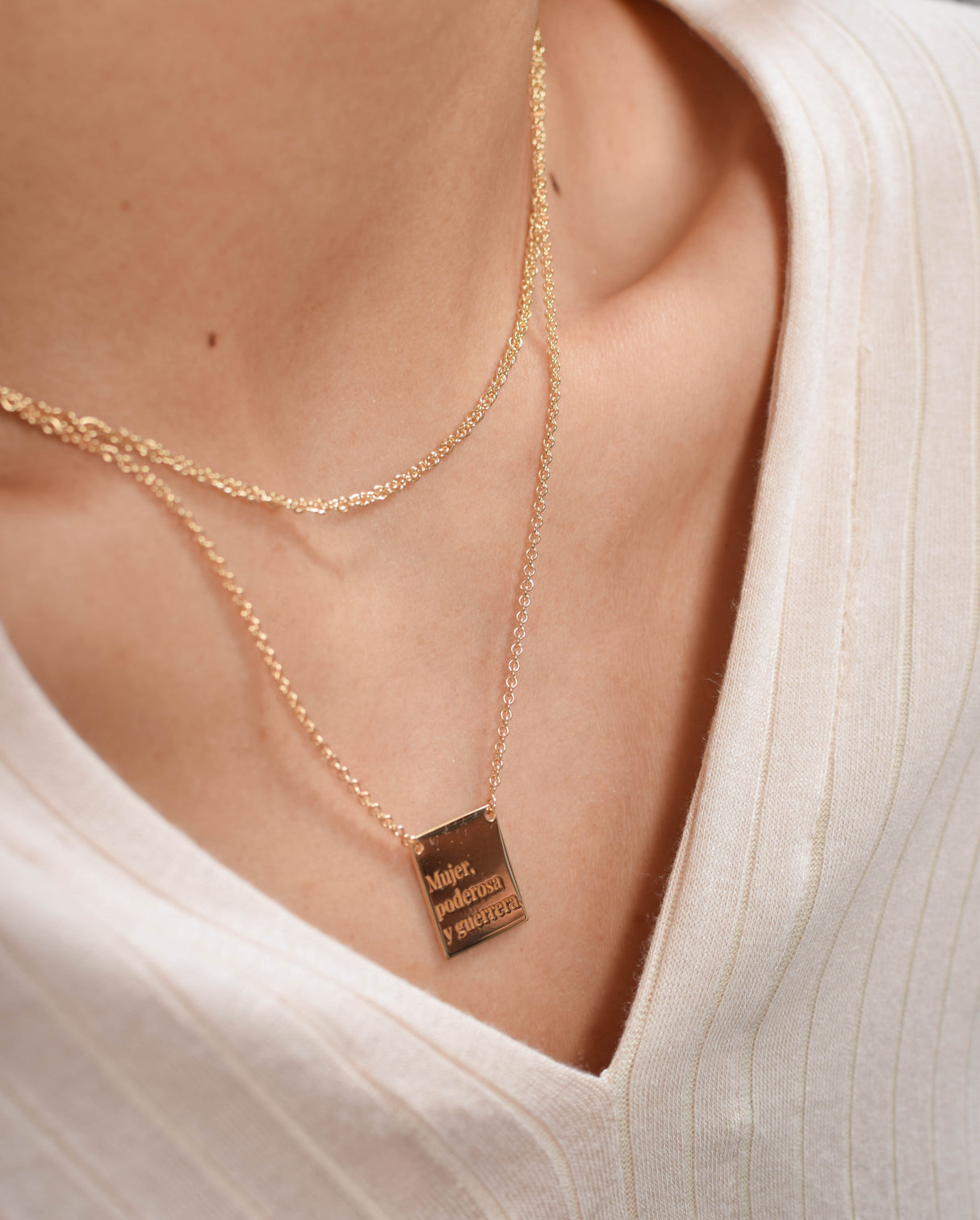 Collar Cartel Mujer Gold