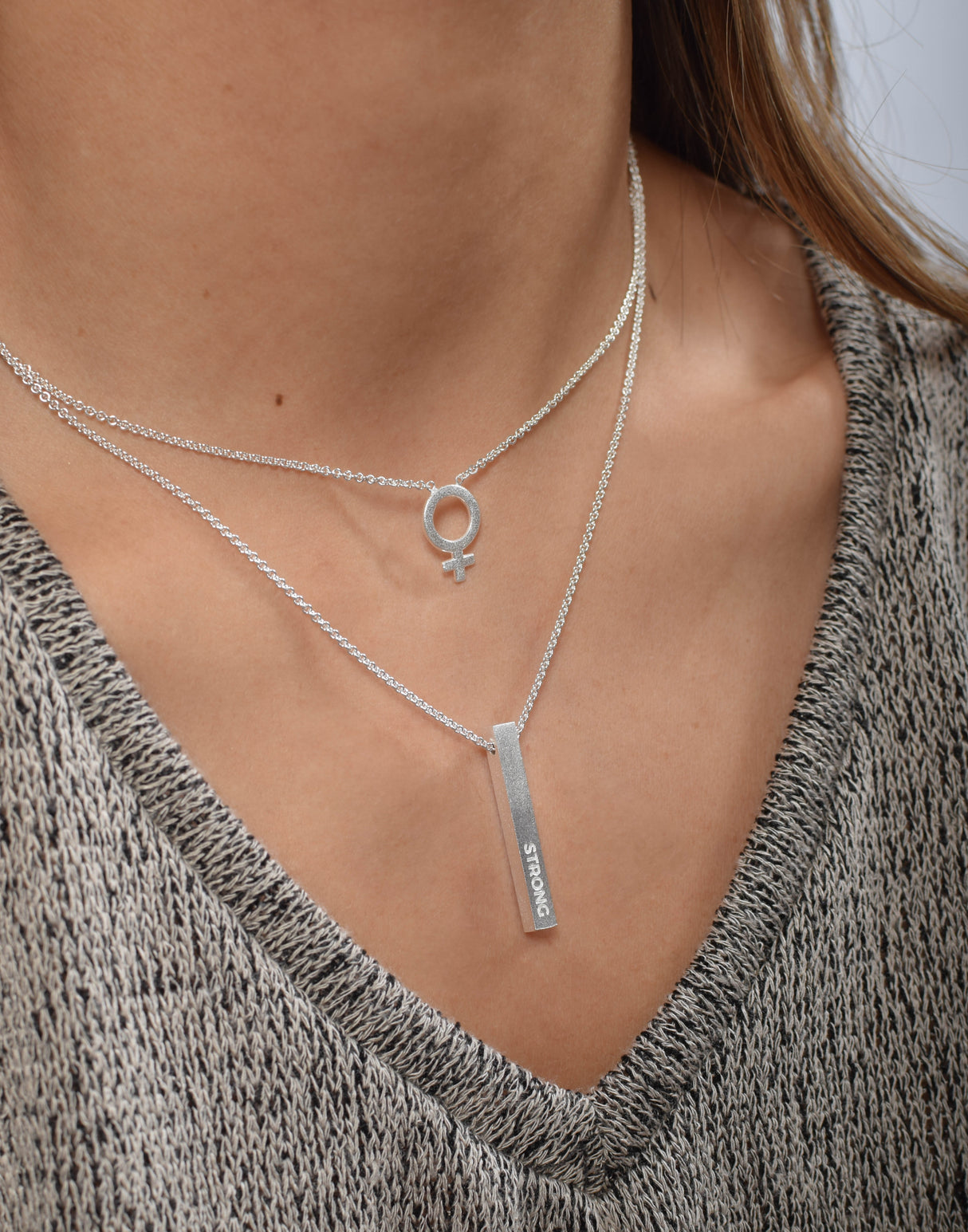 Collar Barra Strong Silver